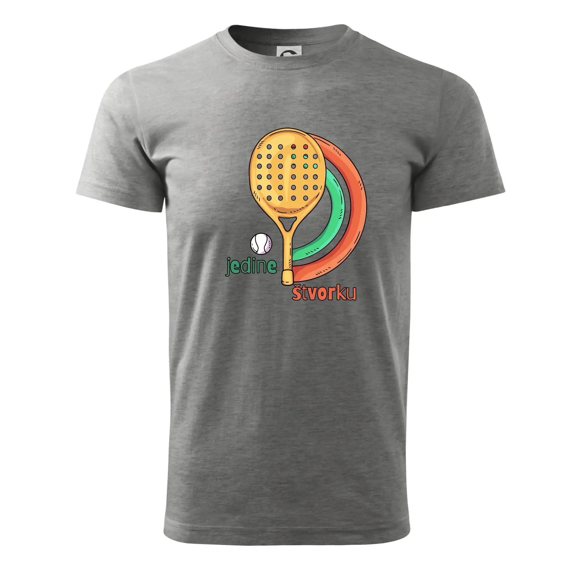 Tričká s motívmi Padel tenis - Padel jedine štvorku - Pánske tričko nižšej gramáže
