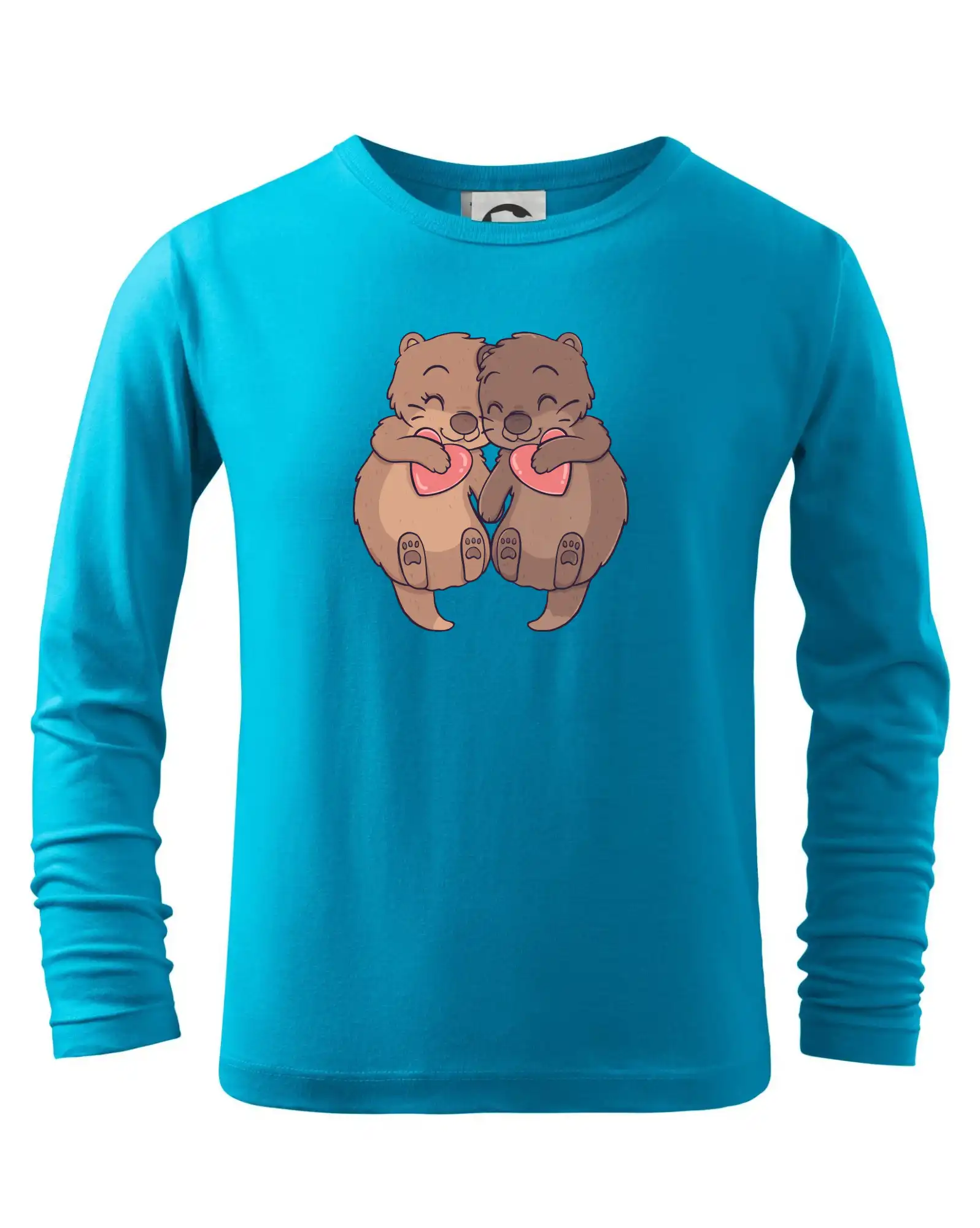 Tričká so zvieratami - Zamilované vydry - Tričko detské Long Sleeve