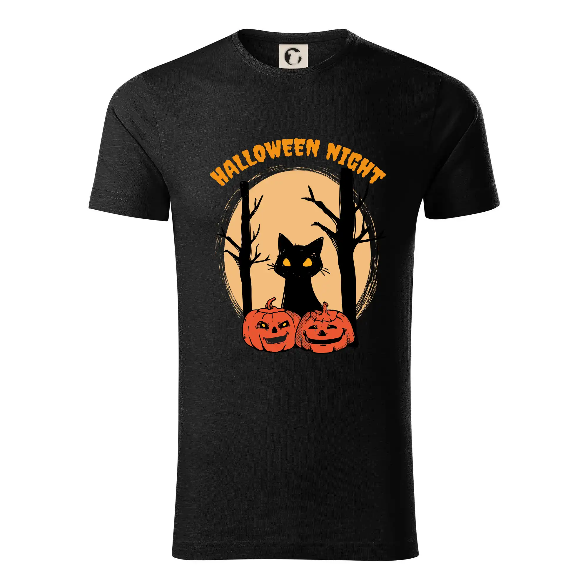 Grafické tričká - Halloween Night - Tričko z organickej bavlny