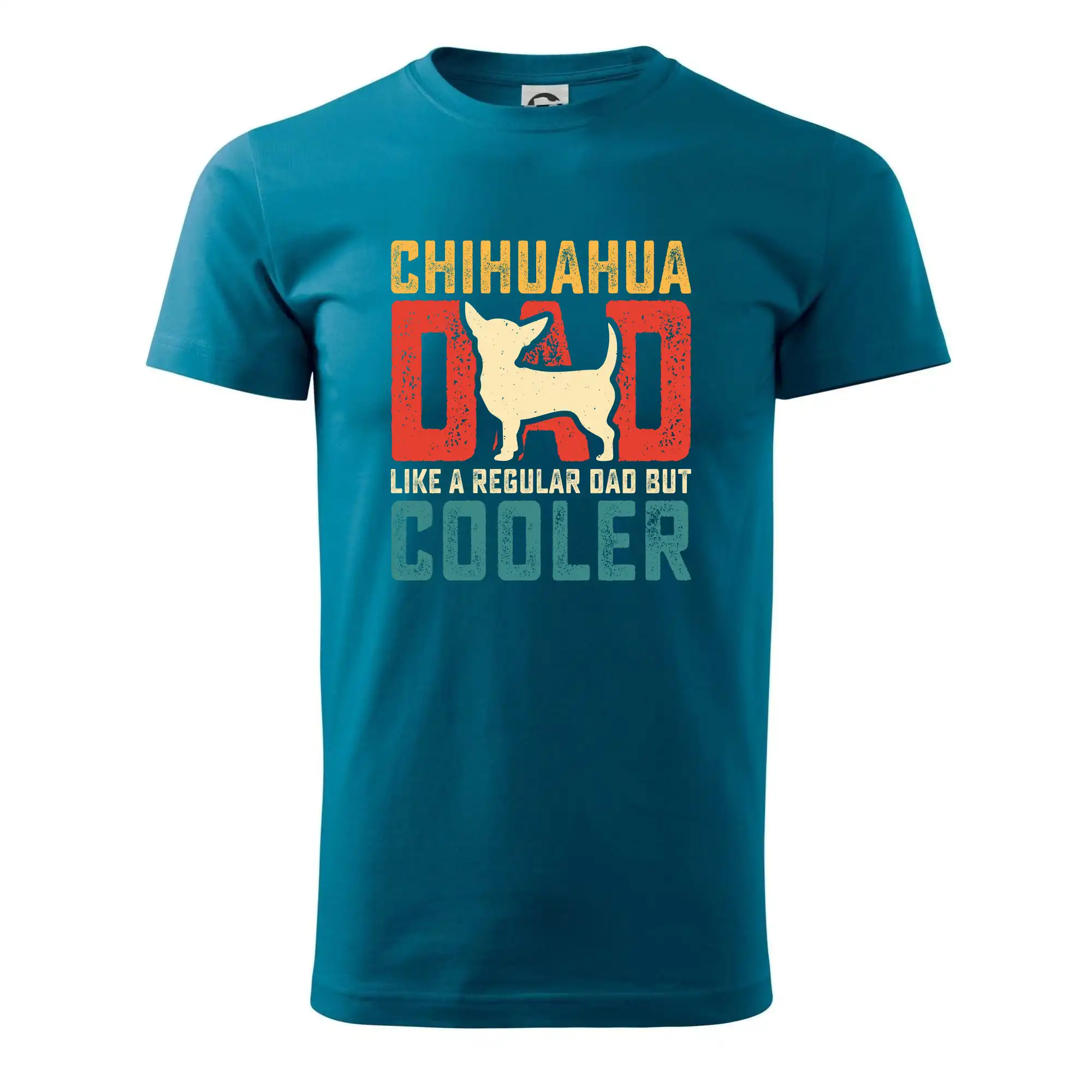 Čivava - Chihuahua dad like a regular dad - Klasické pánske tričko vyššej gramáže