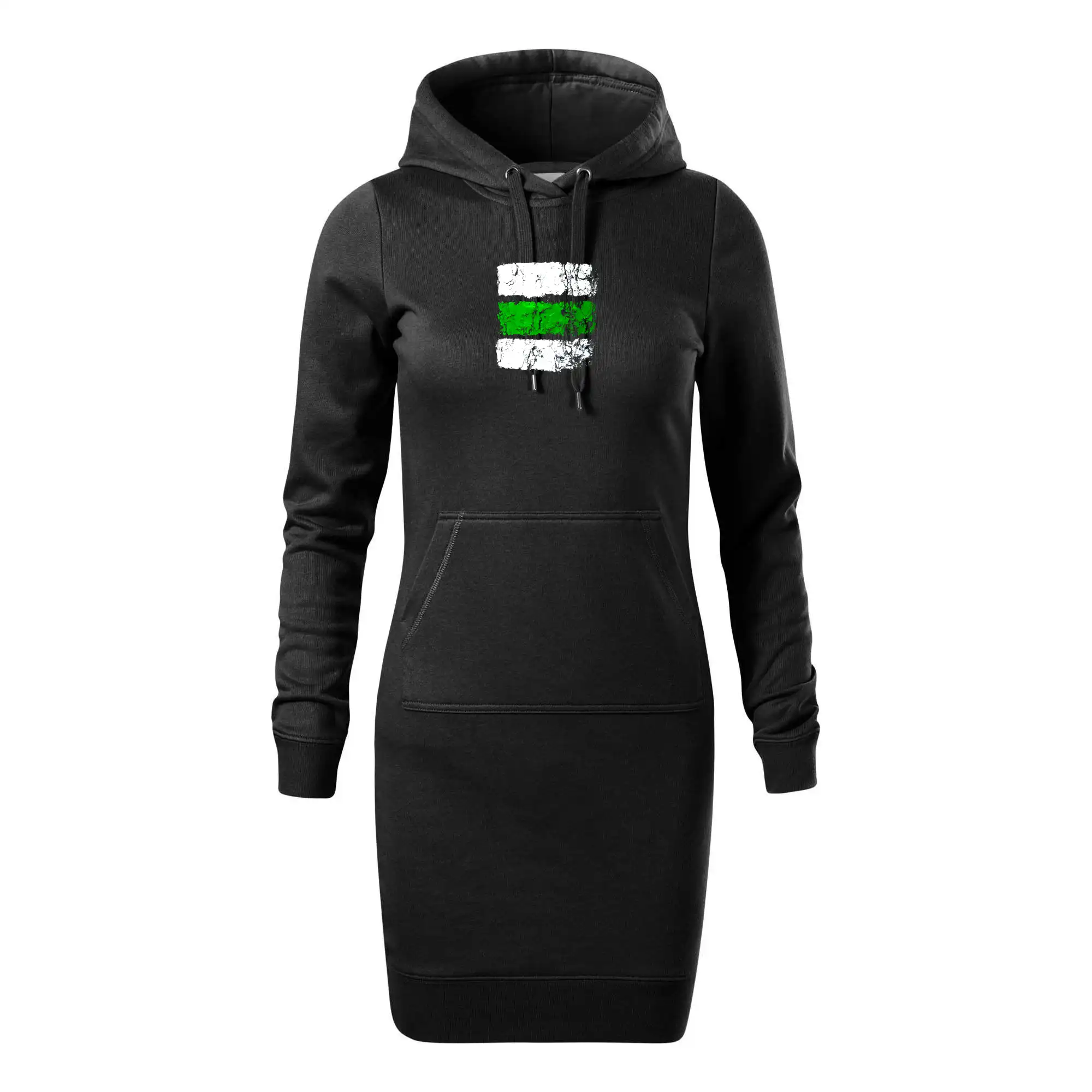 Trička pre cestovateľov - Turistická značka - zelená - Dámska mikina dlhá Snap