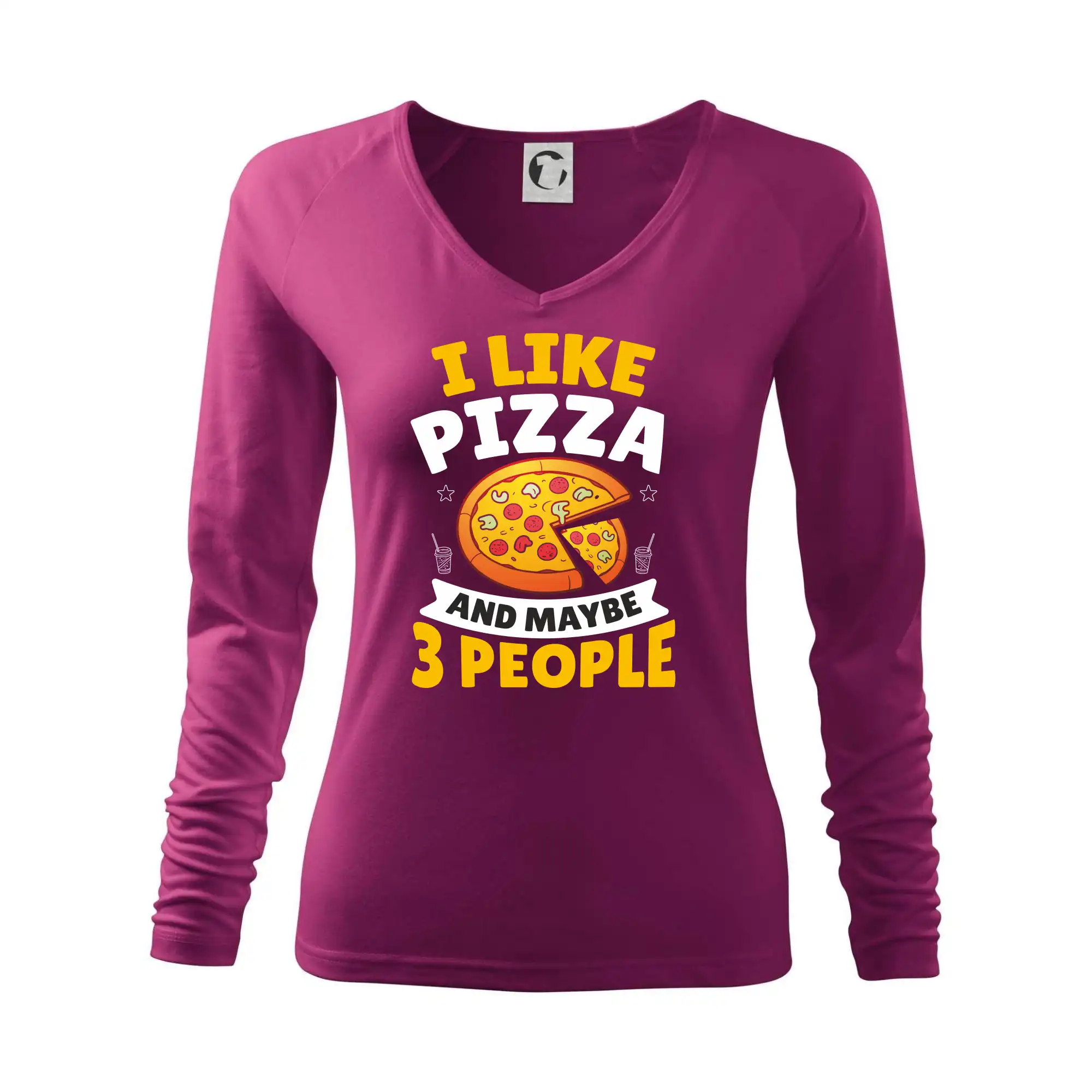 I like pizza and maybe 3 people