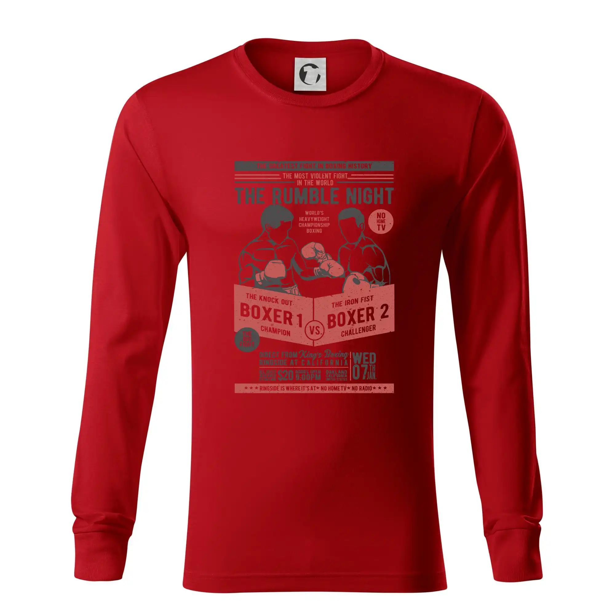 Tričká na box - Classic Boxing - Tričko s dlhým rukávom LS R05
