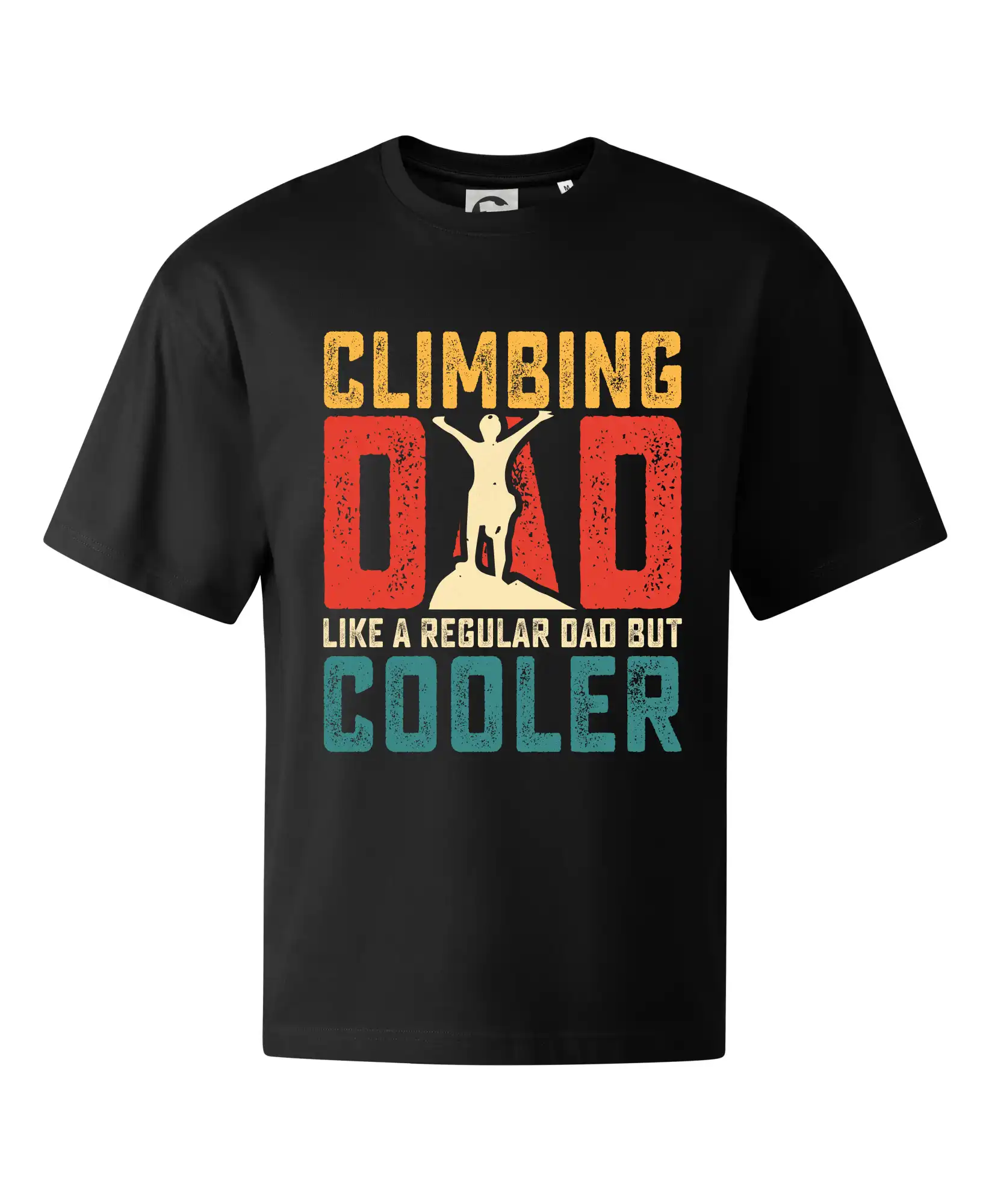 Trička pro horolezcov - Climbing dad like a regular dad but cooler - Stage unisex - OVERSIZE