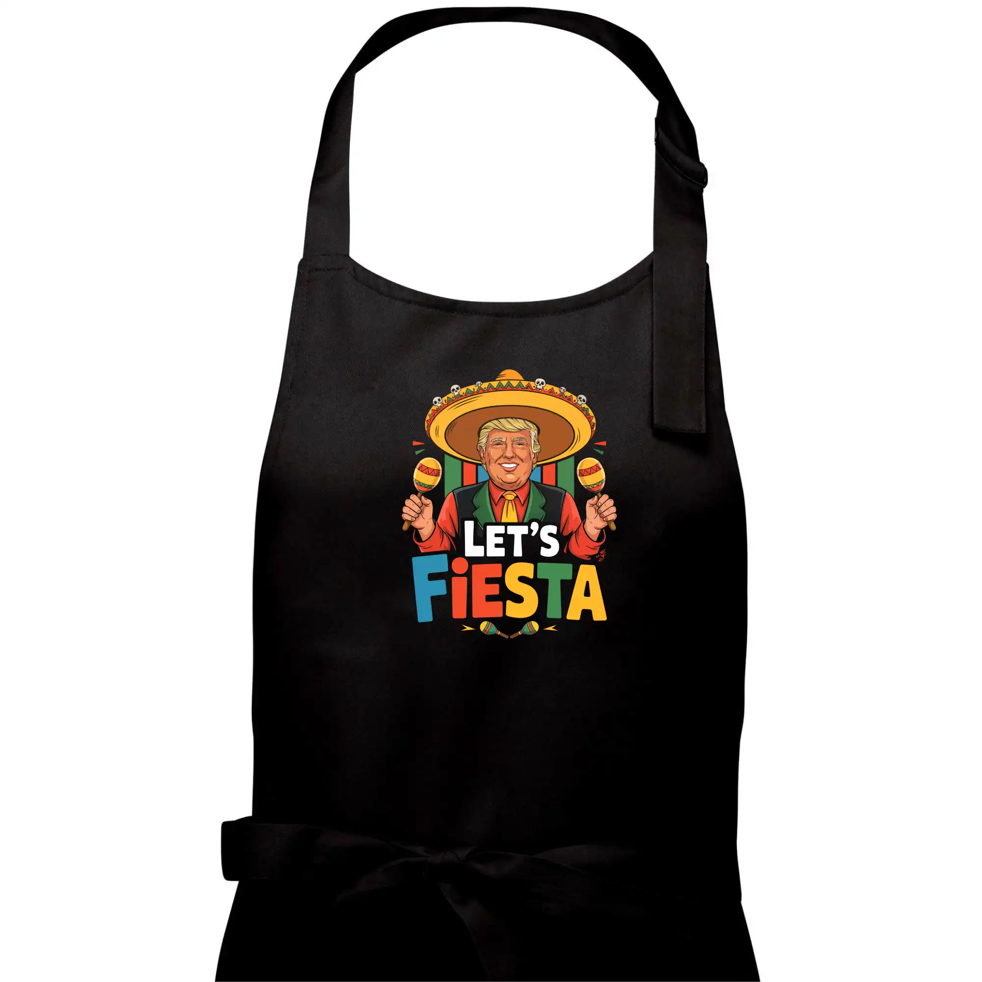 Politické tričká - Trump Lets Fiesta - Pánska zástera na varenie