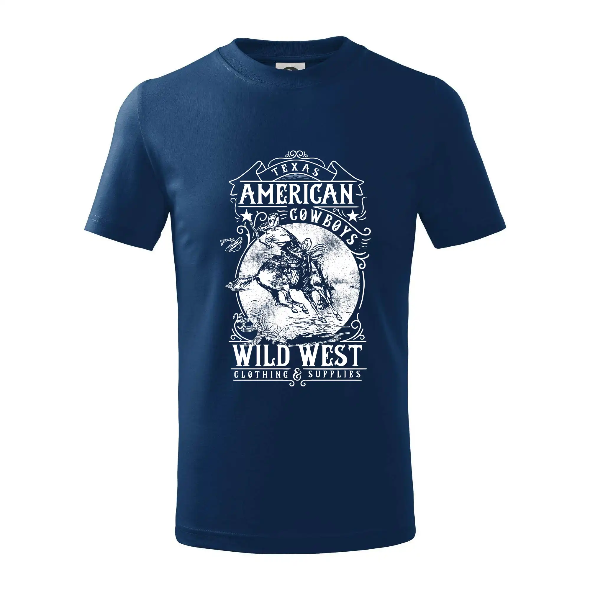 Tričká s koňmi - American cowboy - Tričko detské bavlnené