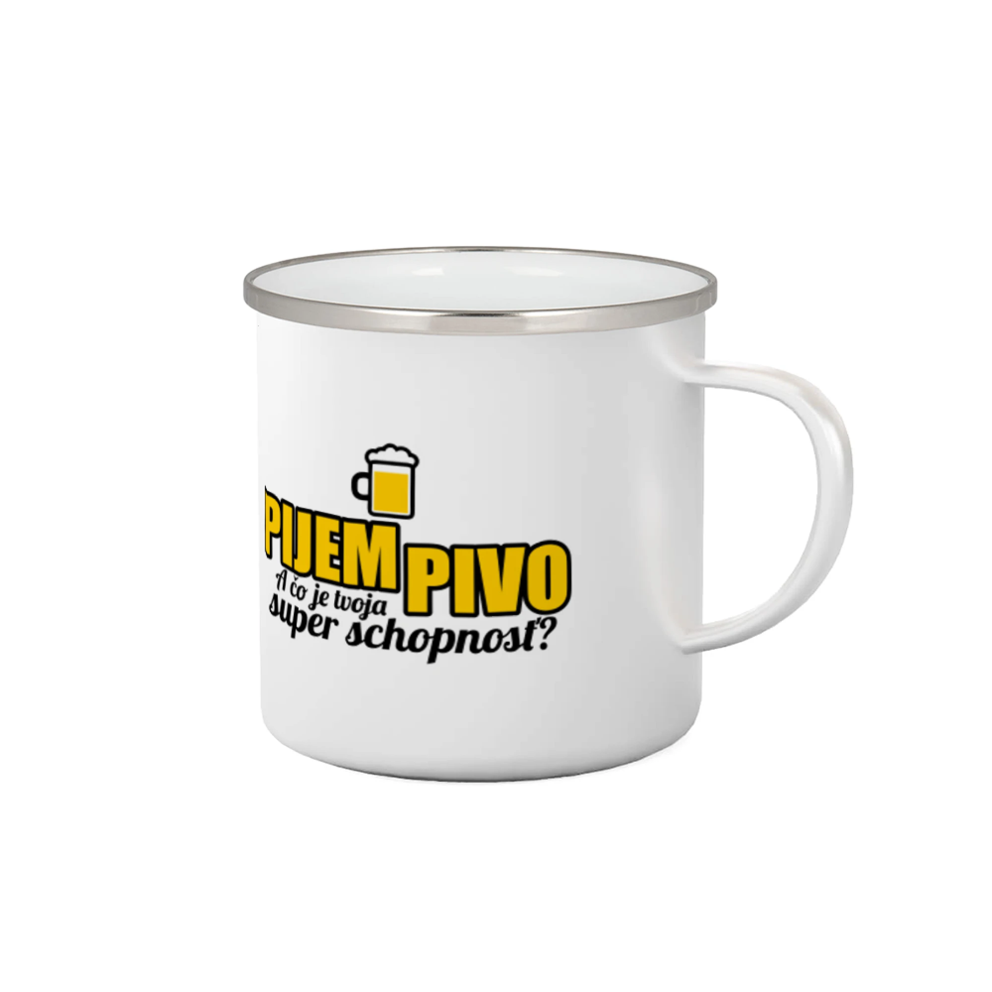 Vtipná tričká pre pivárov - Pijem pivo - tvoja super schopnosť - rovný - Plecháčik