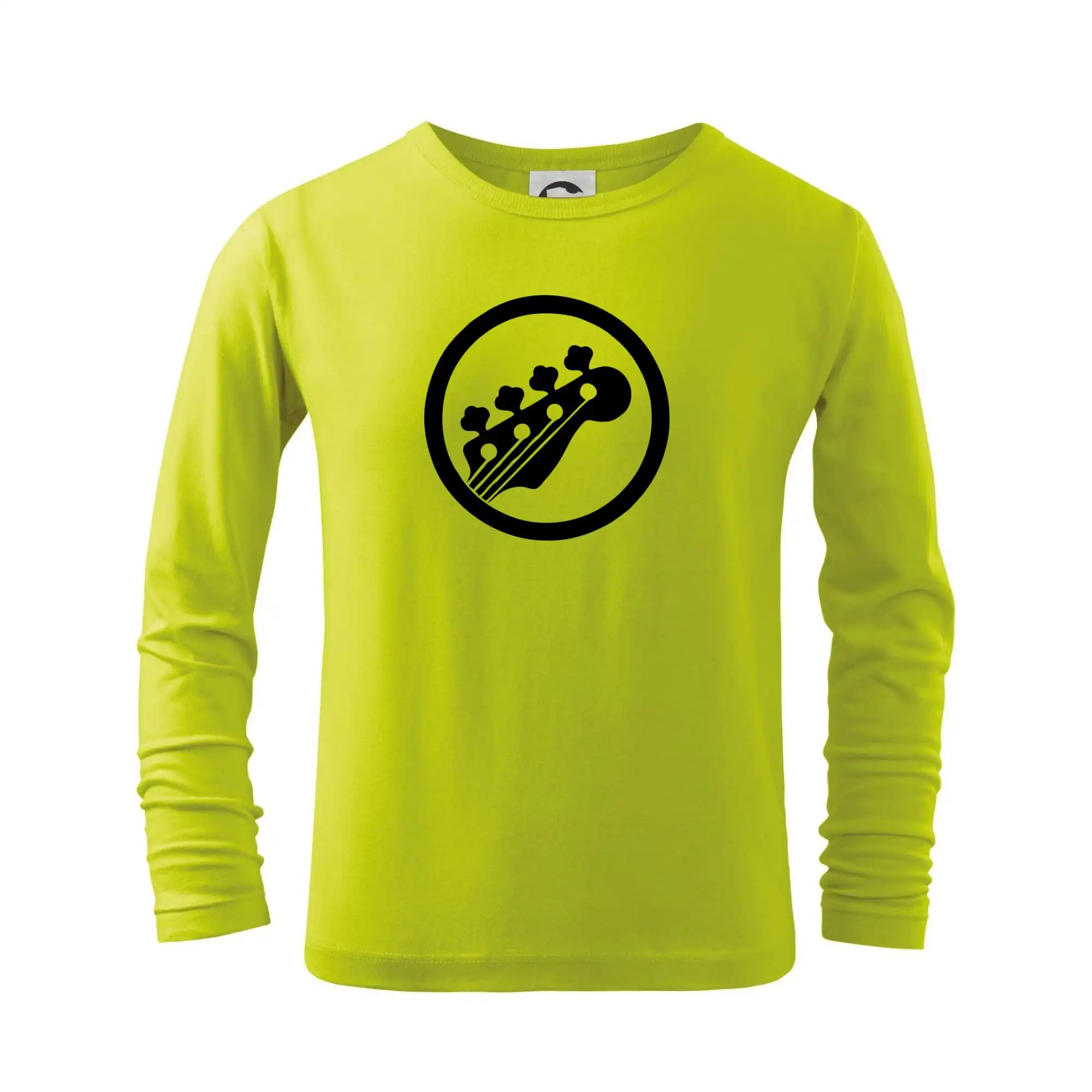 Hudobné tričká - Gitara kruh - Tričko detské Long Sleeve