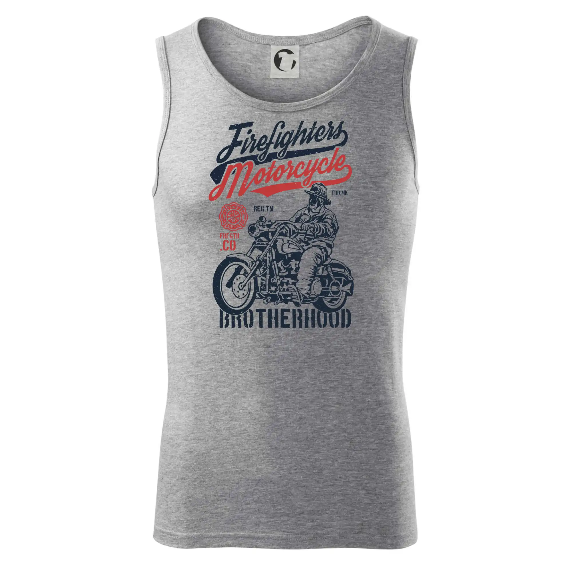Originálne tričká pre hasičov - Firefighters Motorcycle - Tielko pánske Core