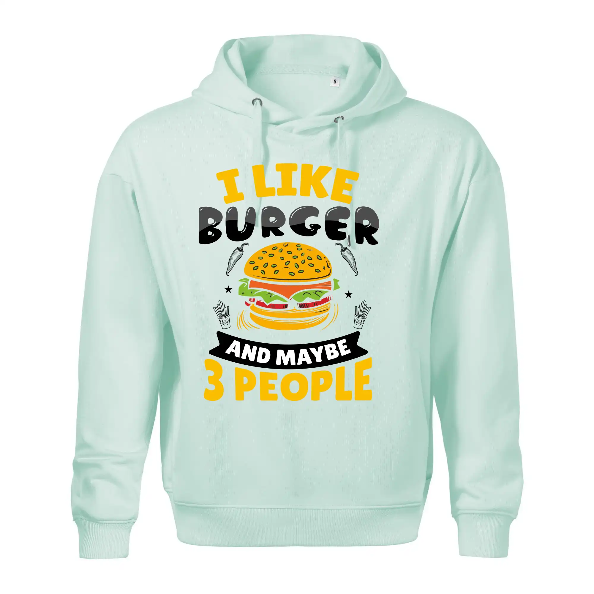 I like burger and maybe 3 people