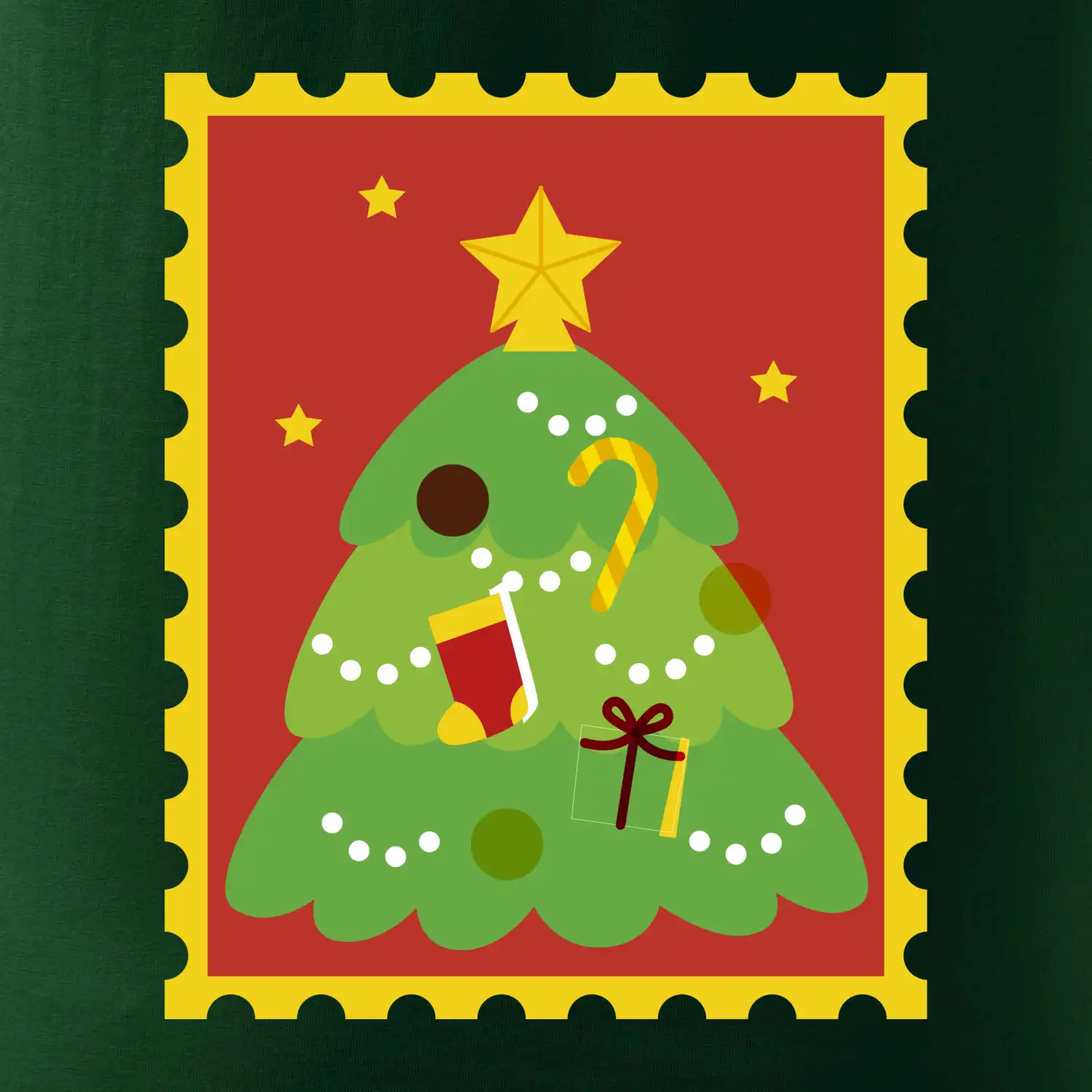 Rodinná vánoční trička - známky