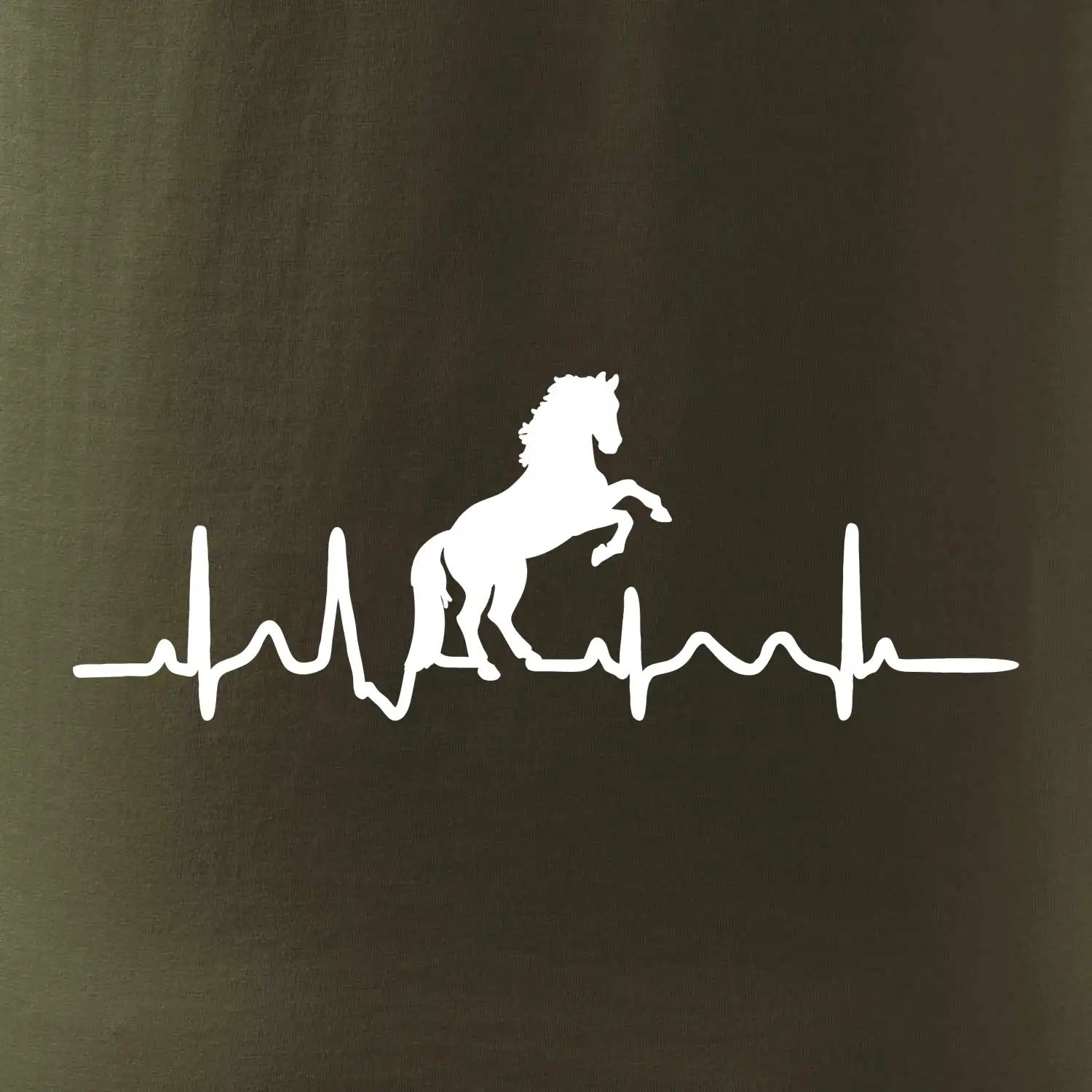 Ekg kůň ikona