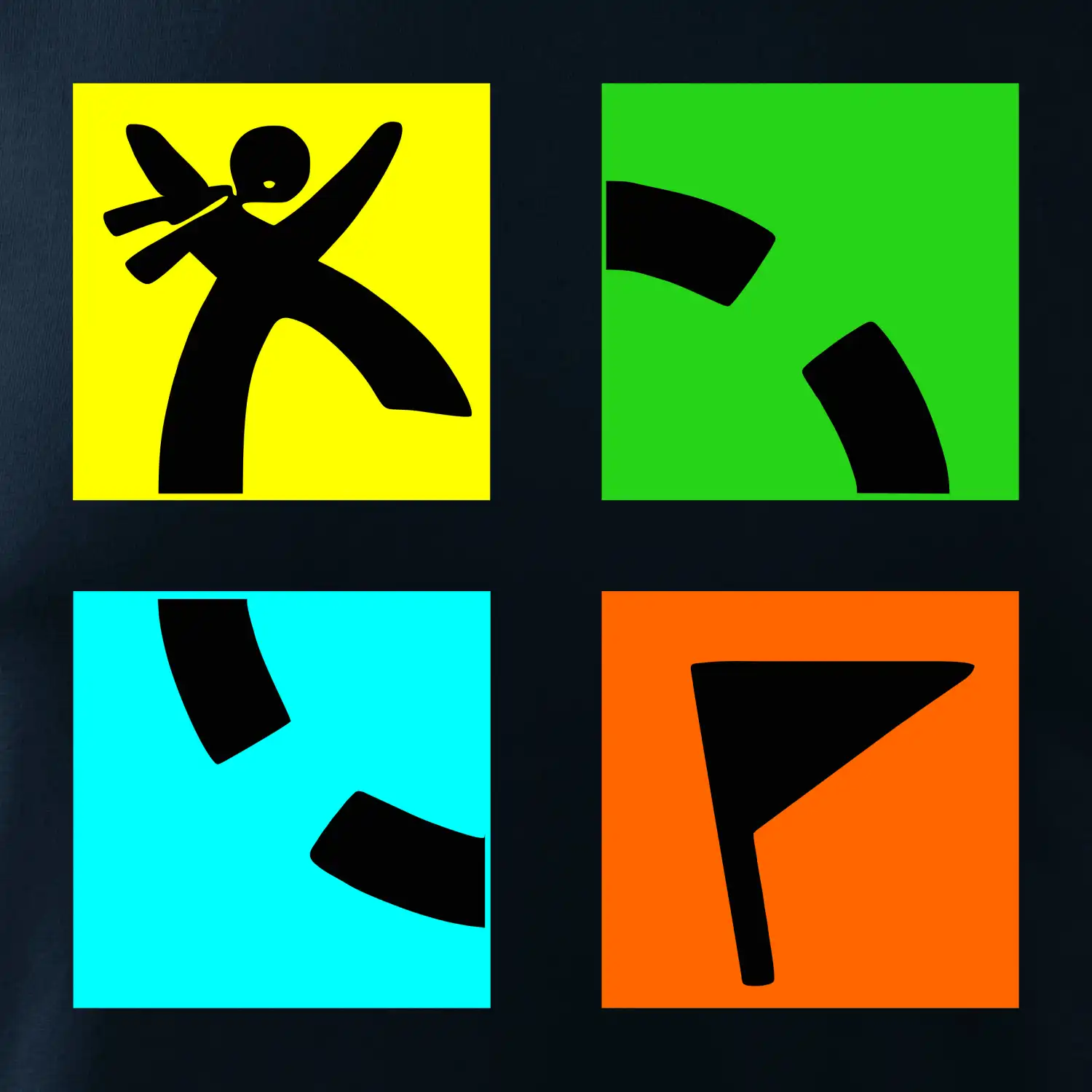 Geocaching logo barevné