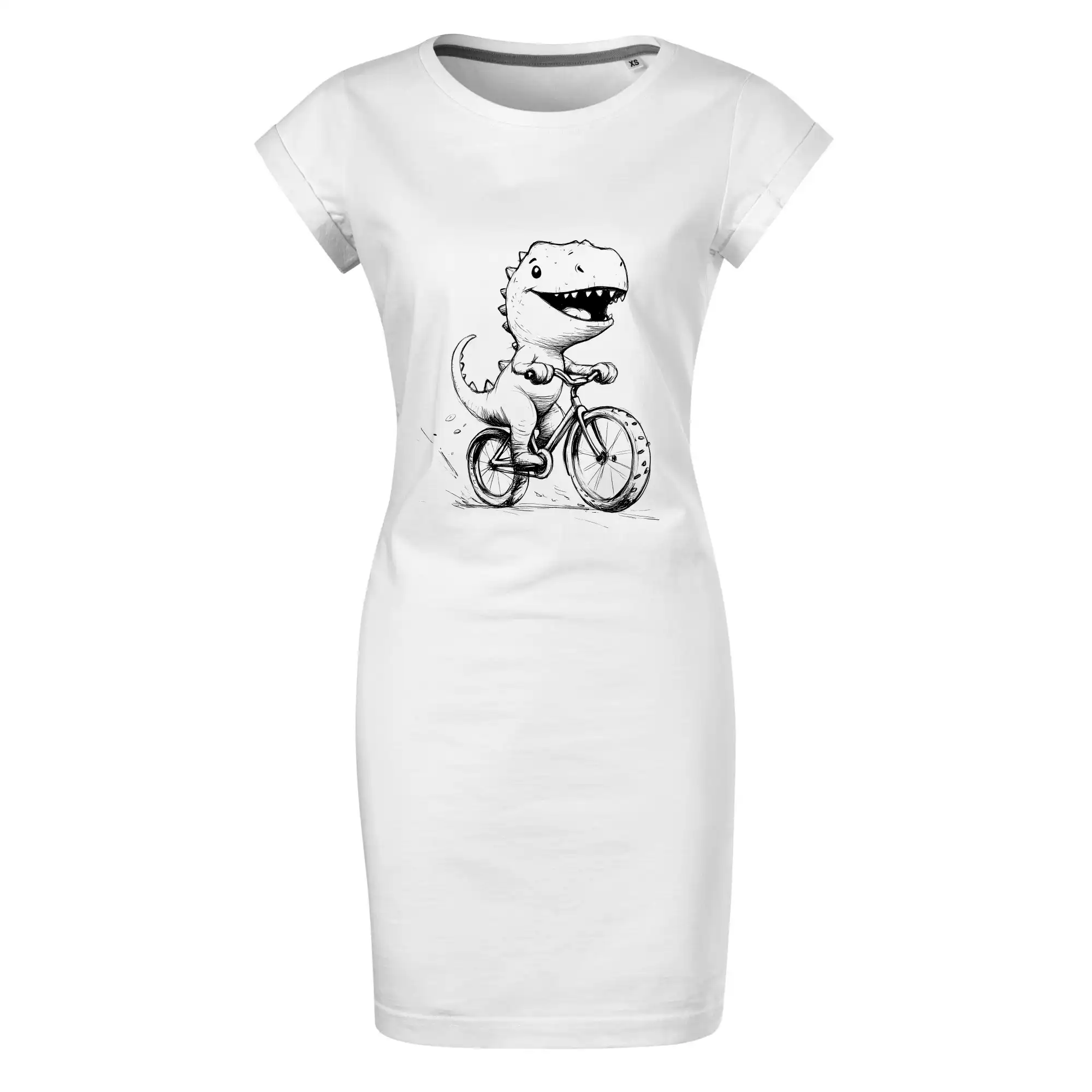 Roztomilý Dinosaurus na kole