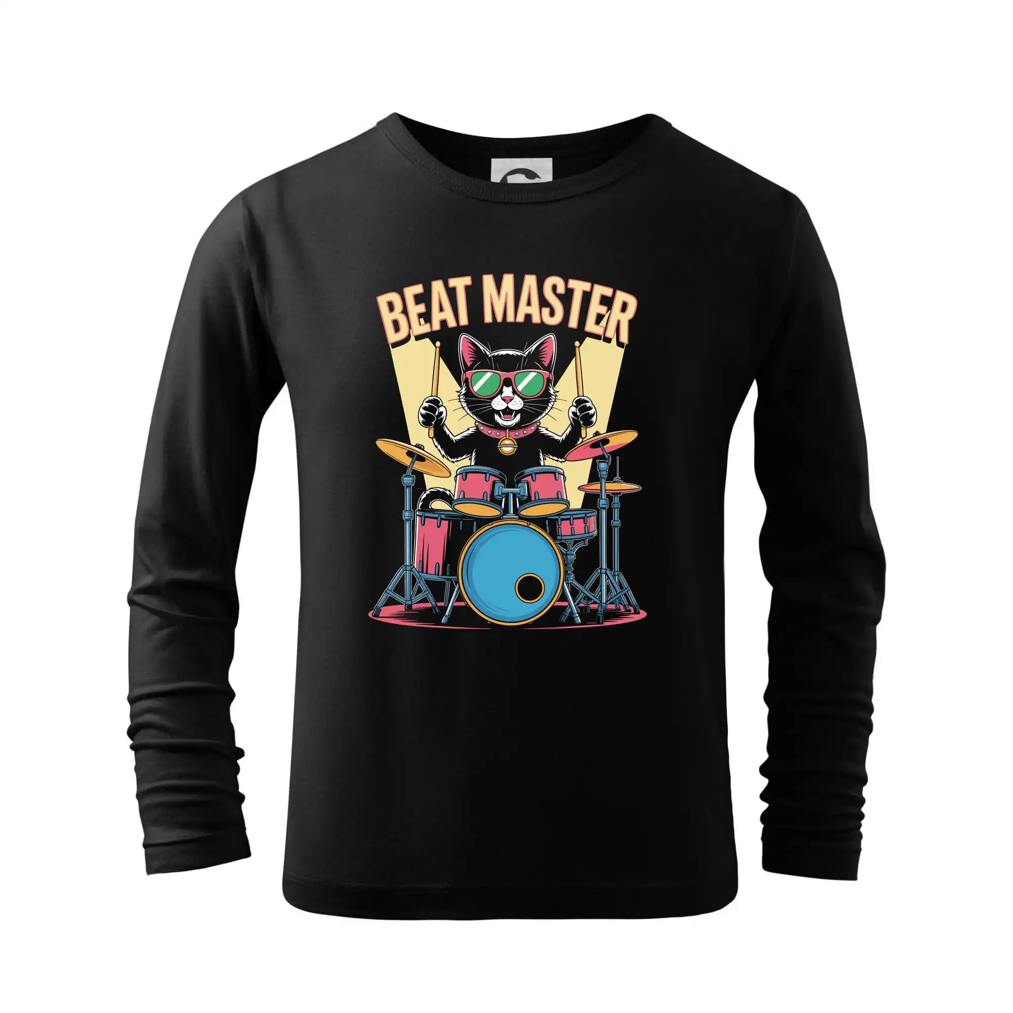BEAT MASTER CAT - Tričko detské Long Sleeve