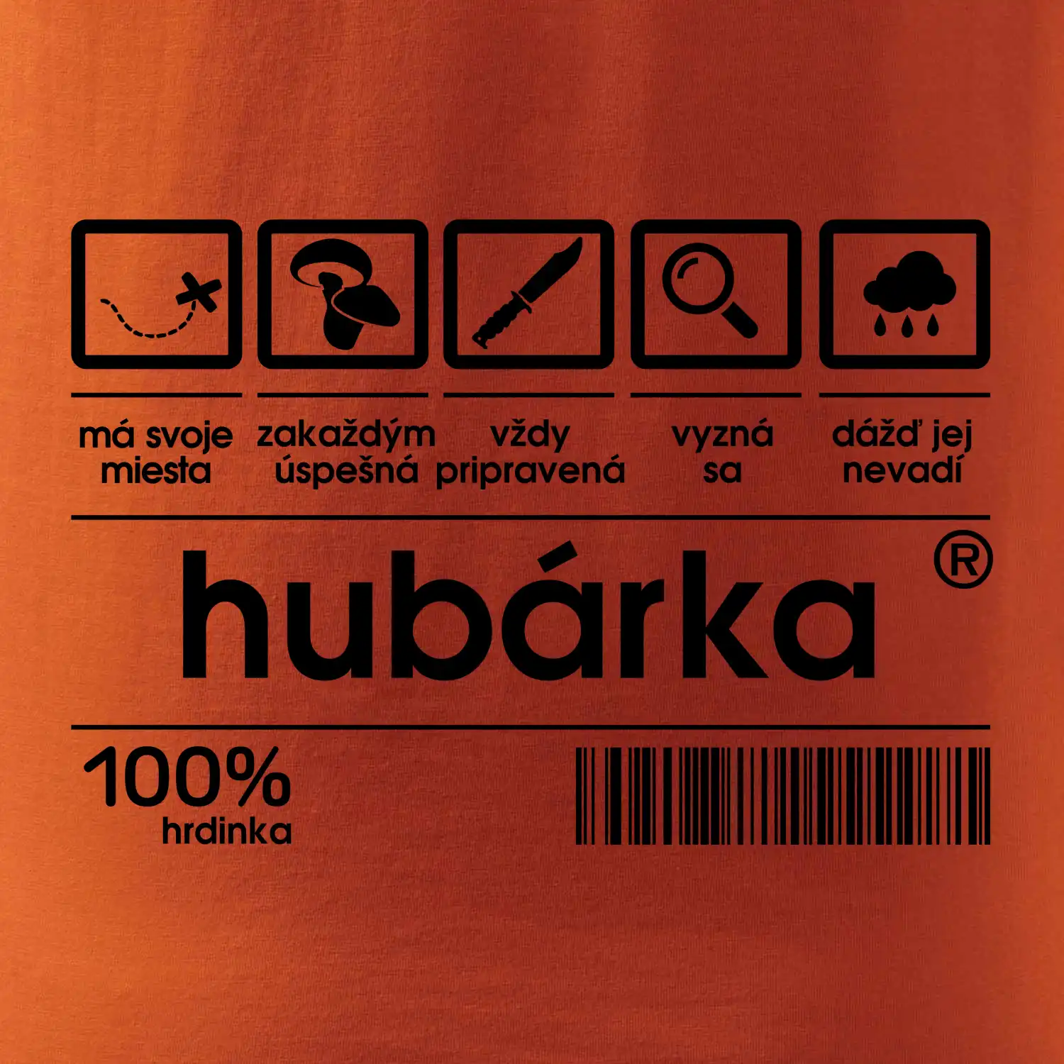 Čiarový kód Hubárka