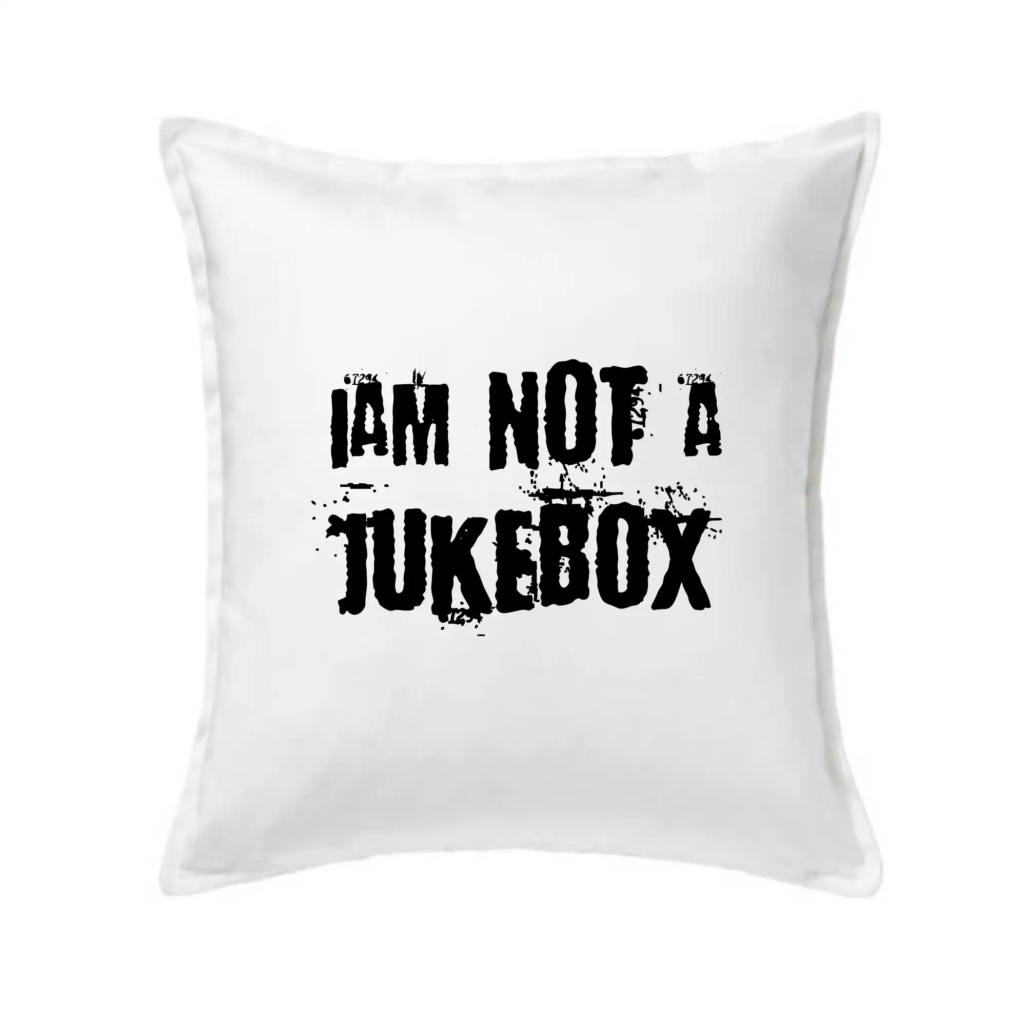 Tričká na párty - Iam not a jukebox - na prsiach - Vankúš 50x50