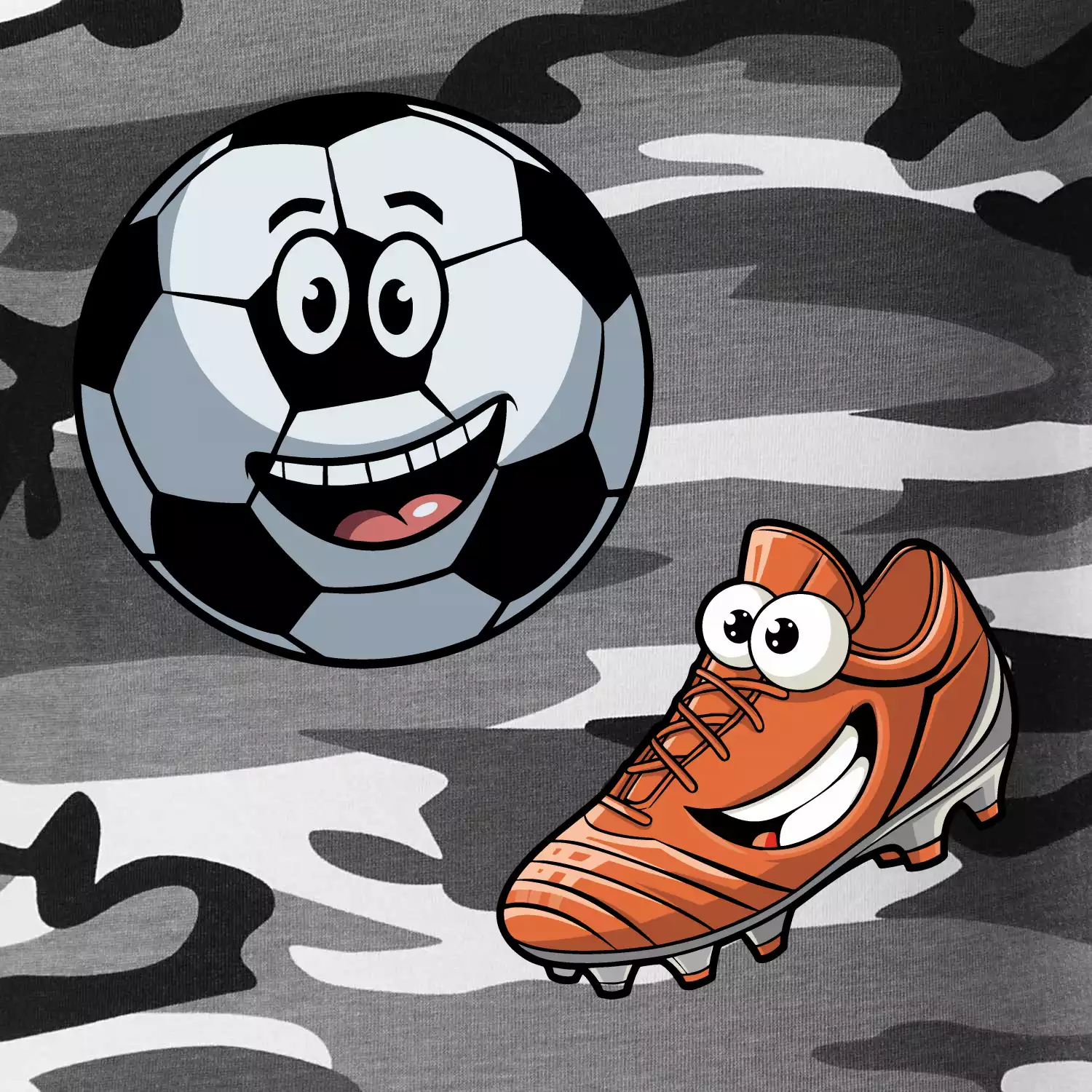 Parové triko - Kopačka a míč