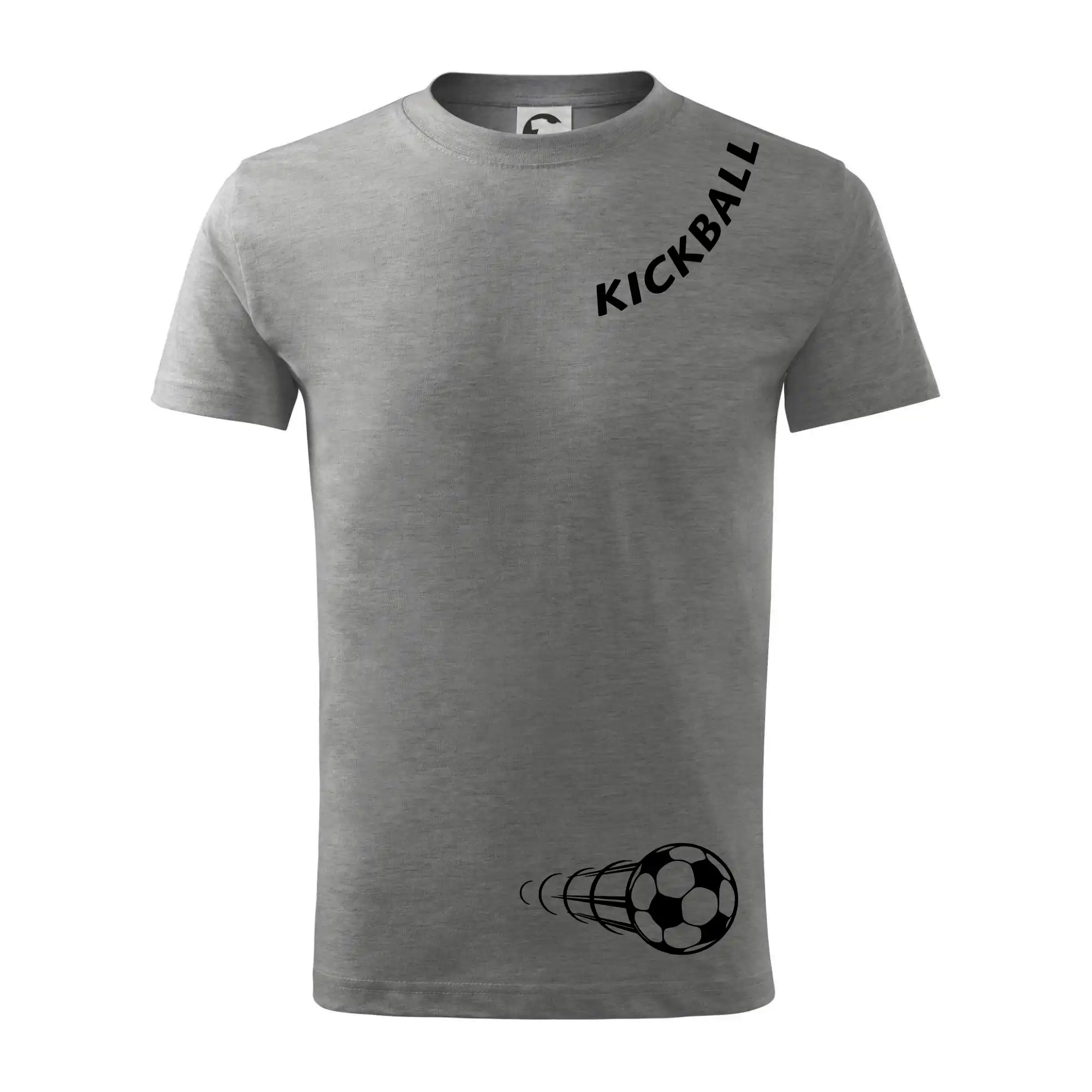 Tričká na nohejbal - Kickball nápis šikmo - Tričko detské bavlnené