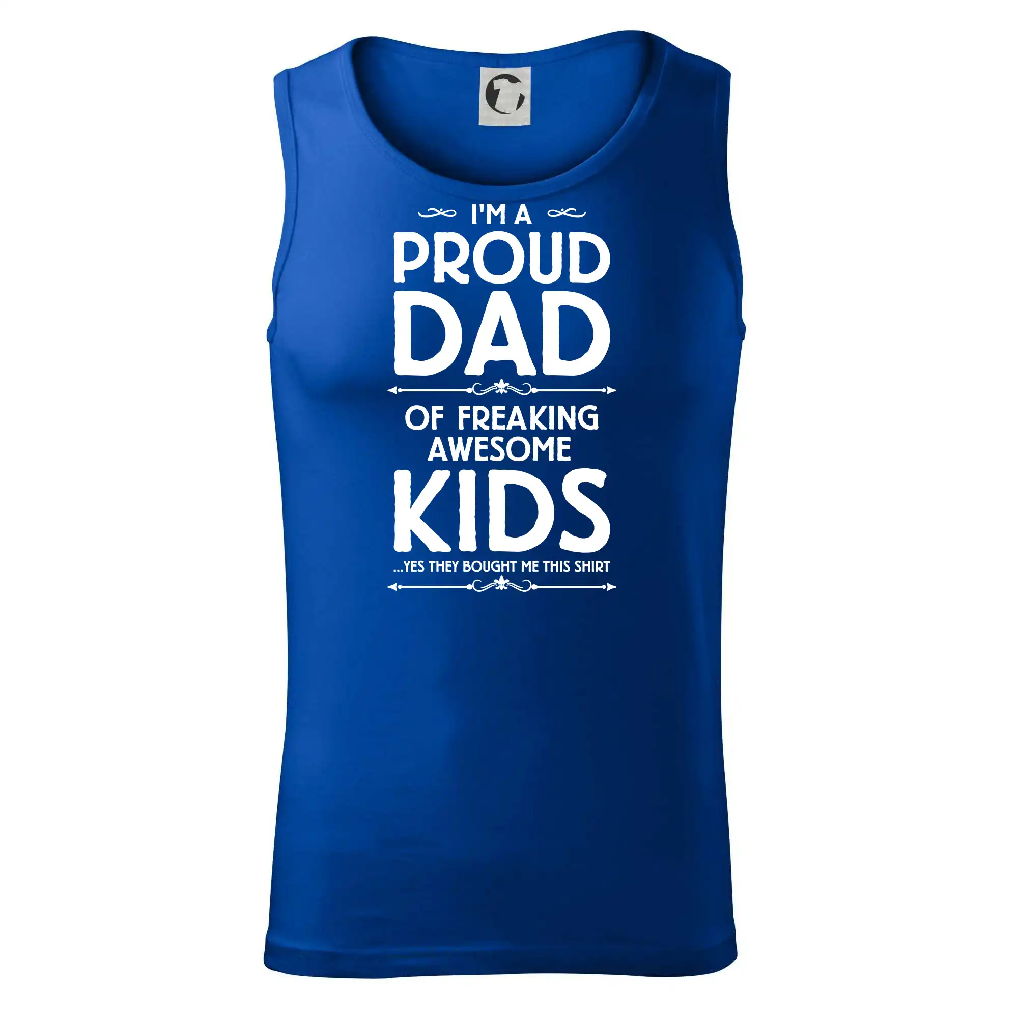 Najlepší darček pre otecka ku dňu otcov - Proud DAD - KIDS - Tielko pánske Core