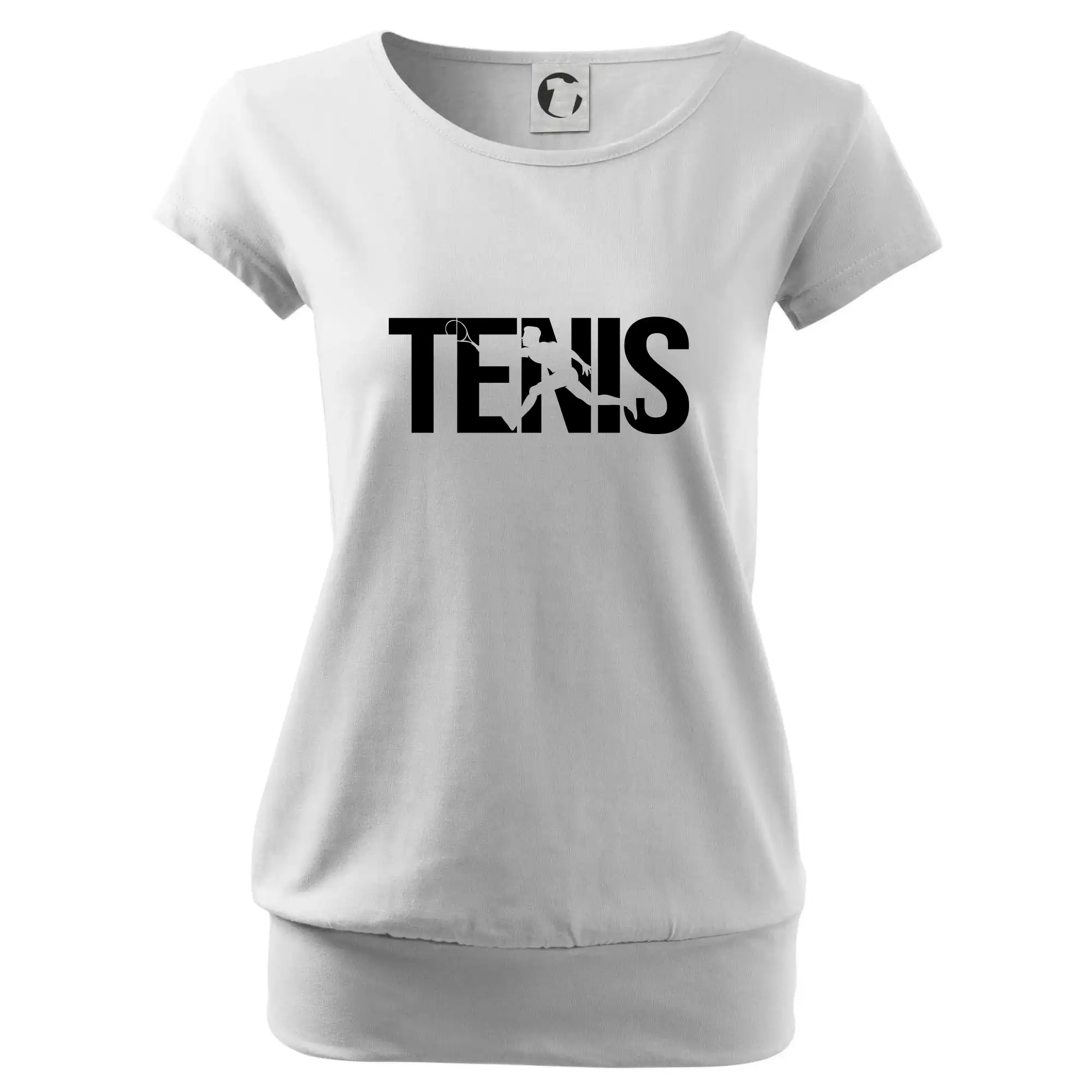 Tenis nápis silueta