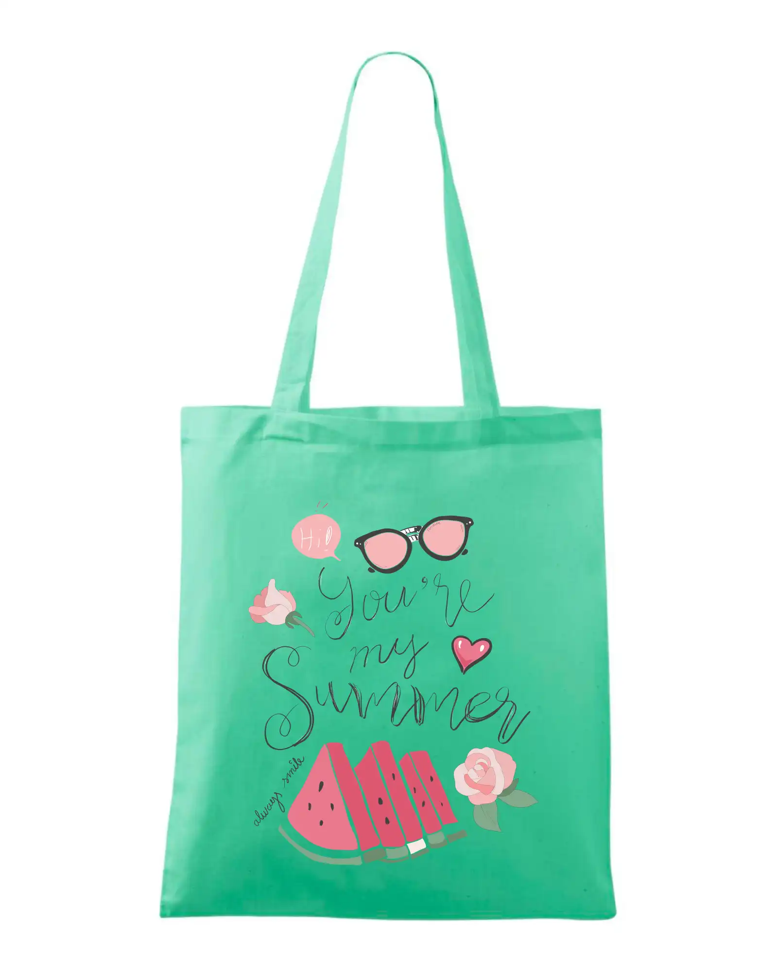 Ostatné nápisy - Summer Watermelon - Taška bavlnená