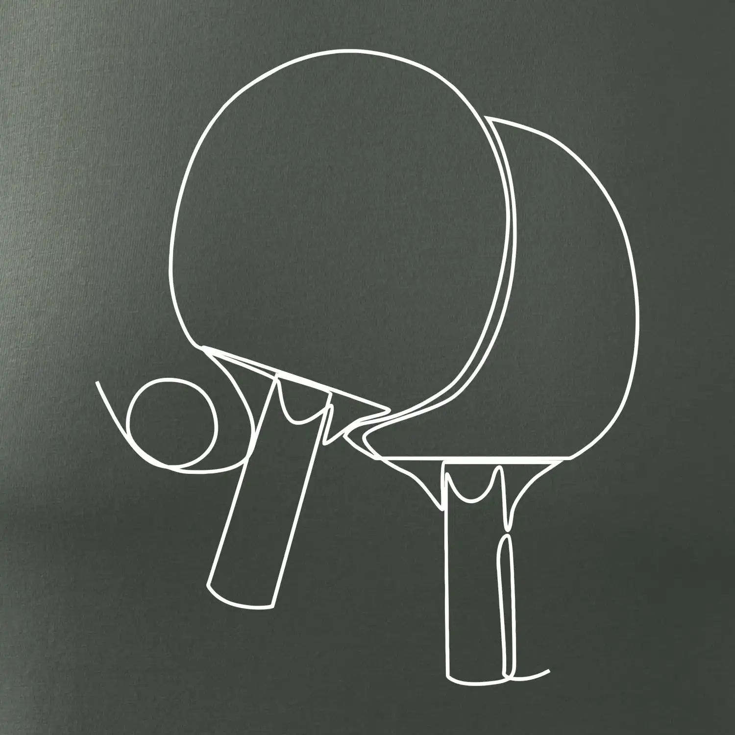 Pálky na stolní tenis jedním tahem