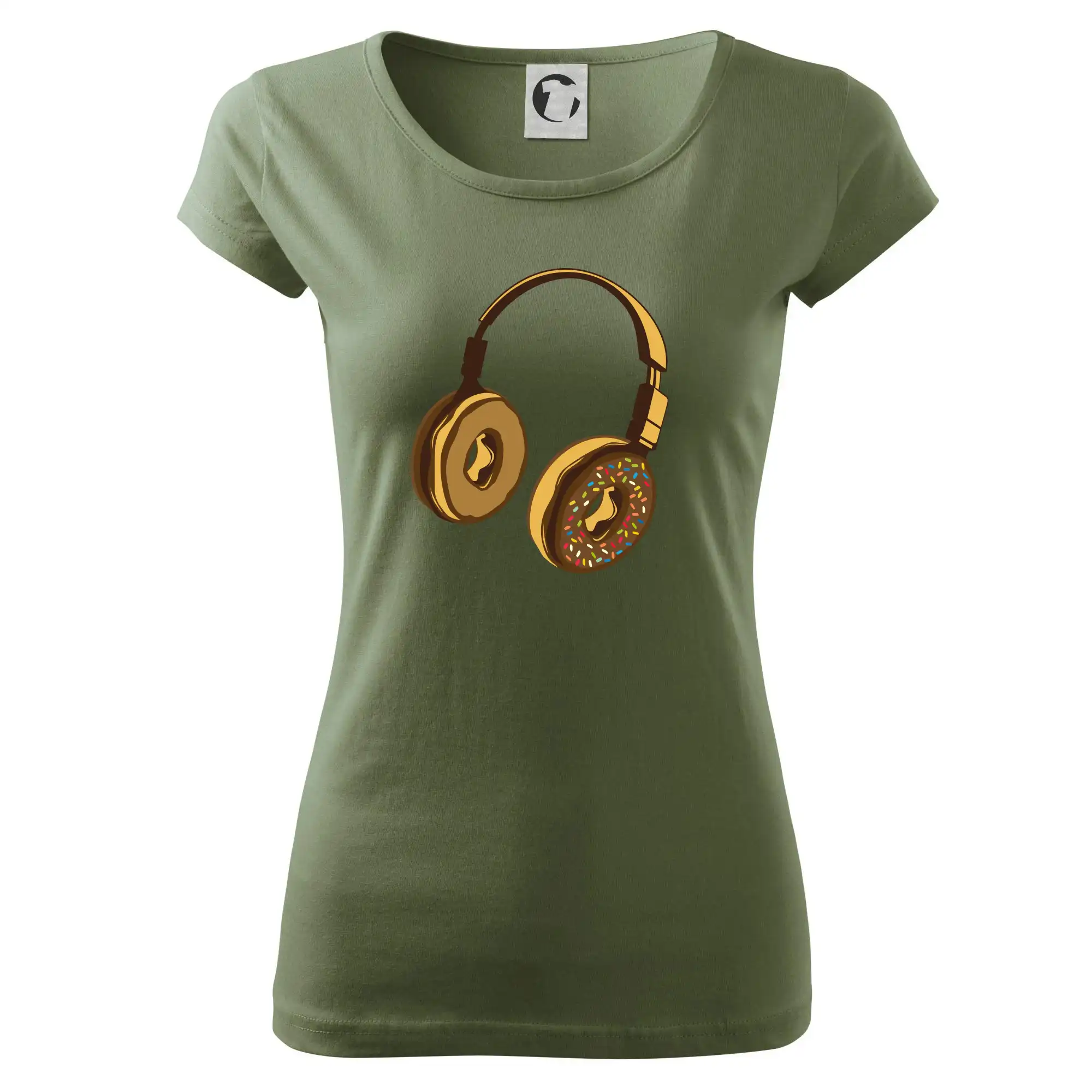 Headphone Donut - Dámske tričko Pure