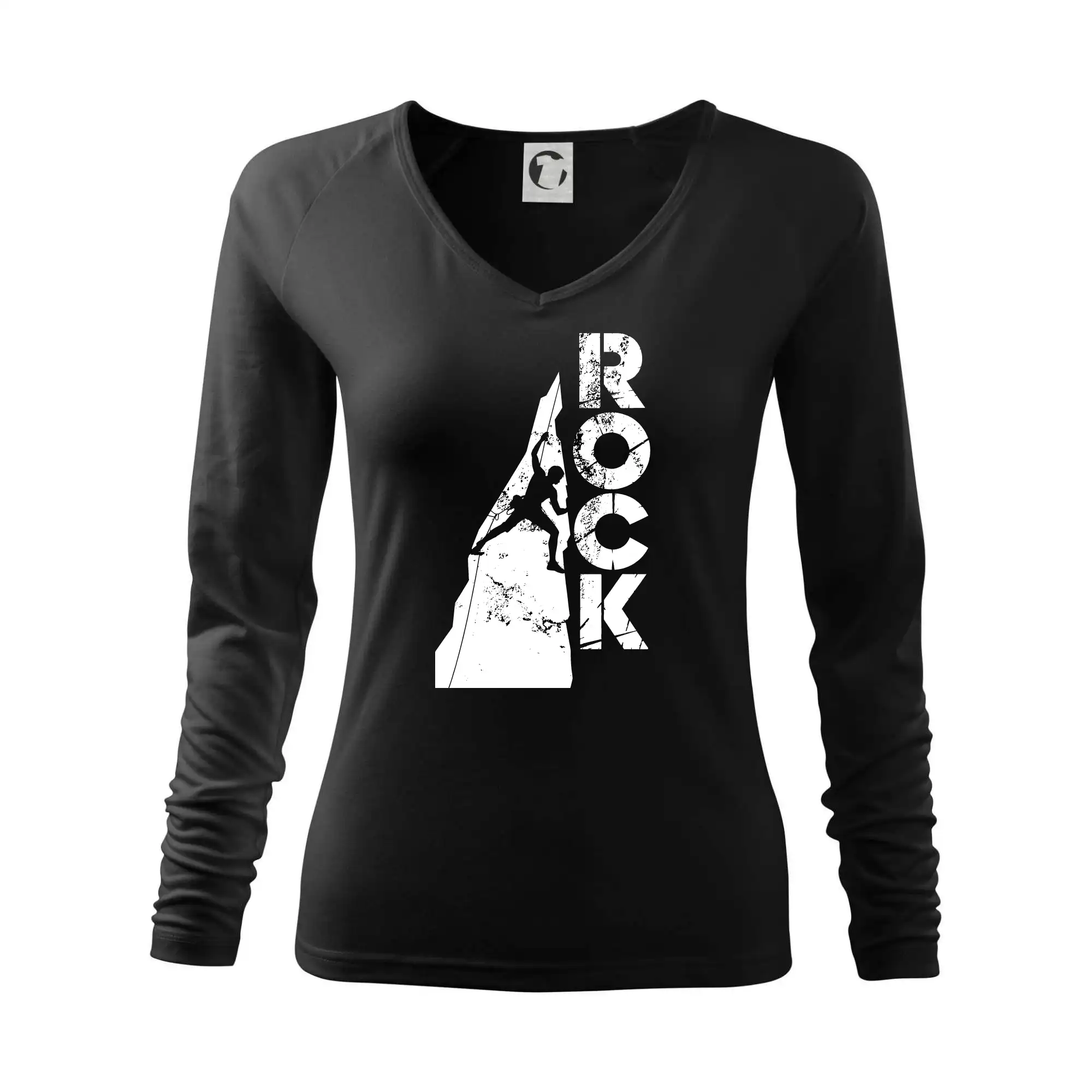 Trička pro horolezcov - Rock - biela skala - Tričko dámske Elegance