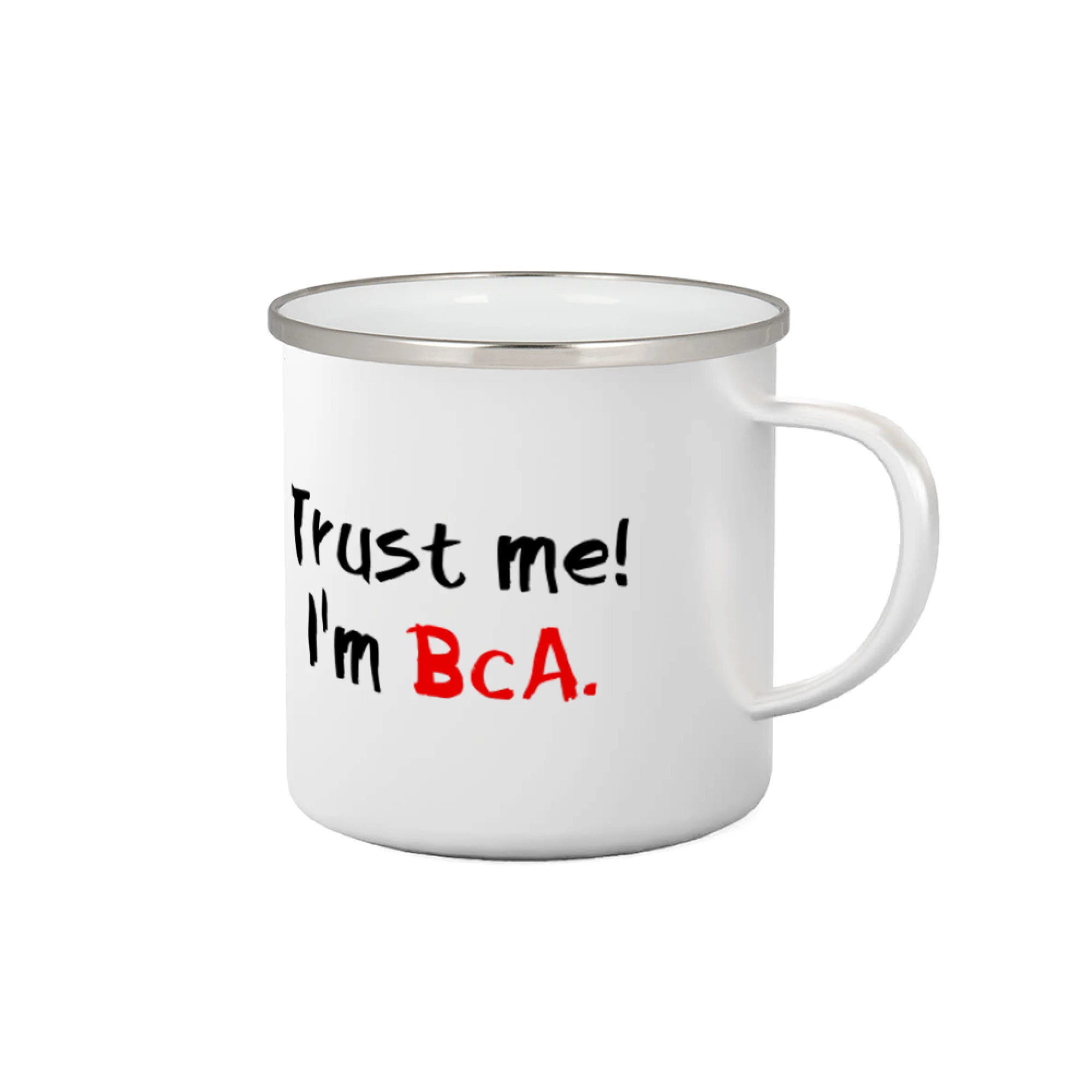 Tričká na ukončenie štúdia - Trust me I´m  BcA. / Ver mi somm BcA. - Plecháčik