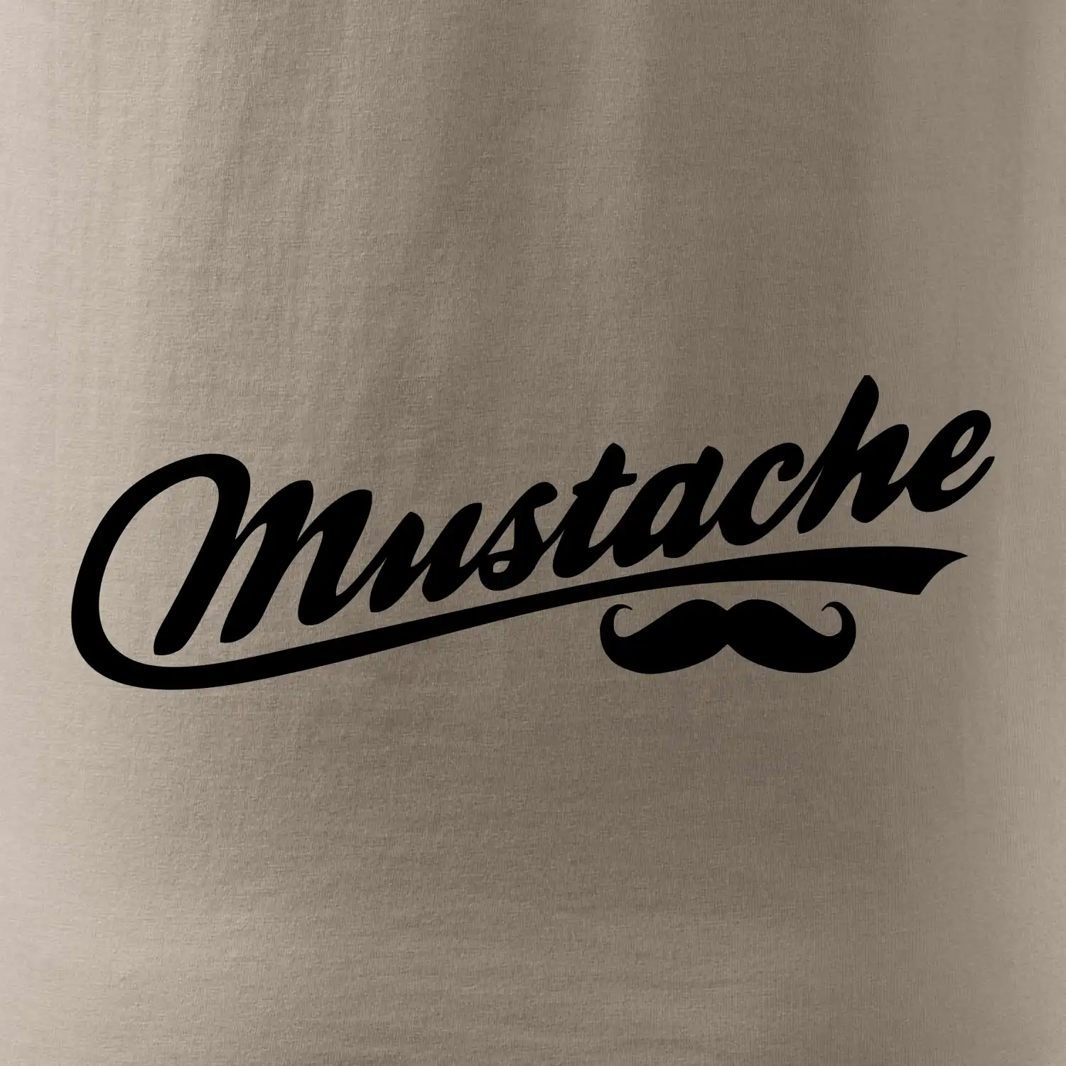 Mustache - nápis