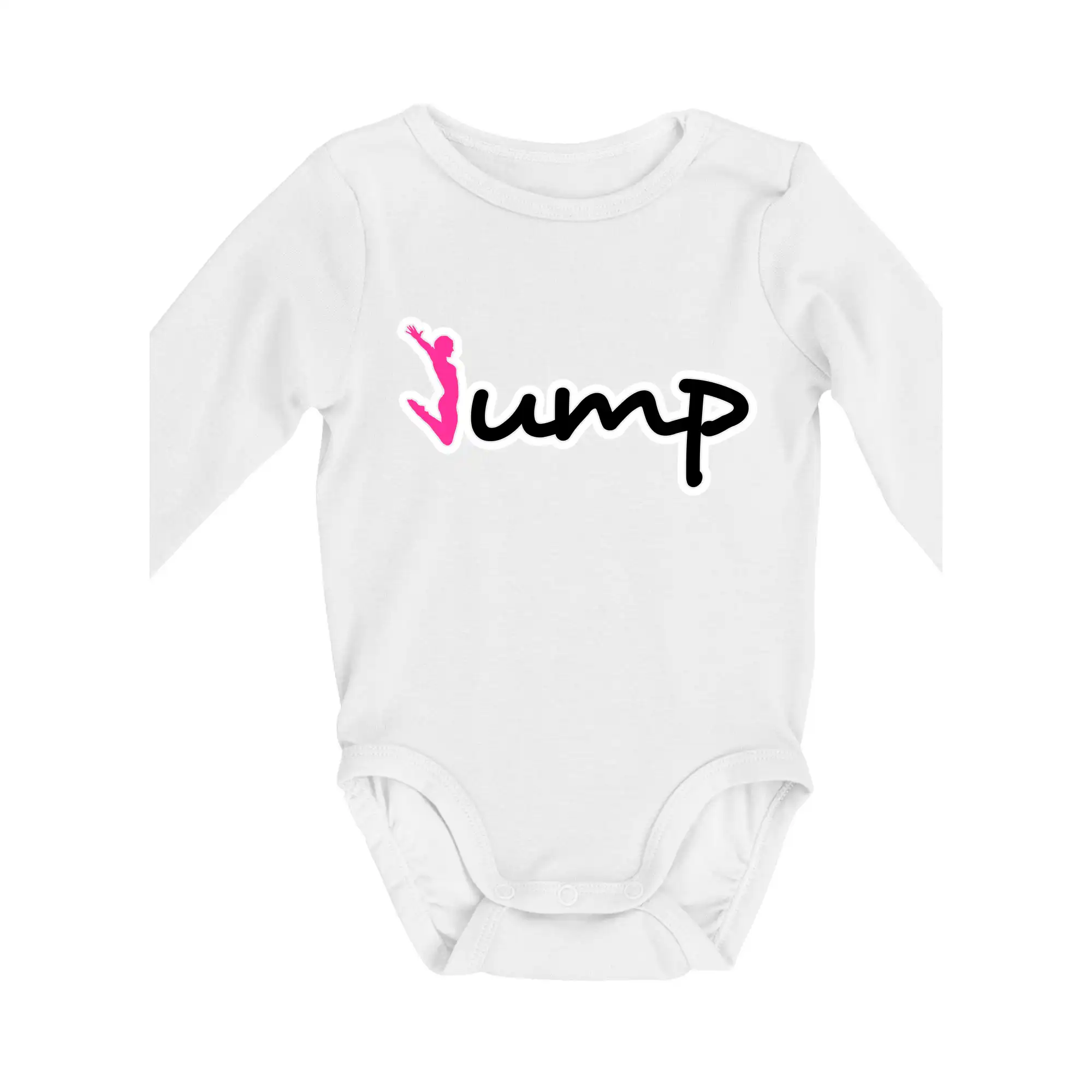 Tričká na jump - Jump - zápis a panáček - Body dojčenské s dlhým rukávom