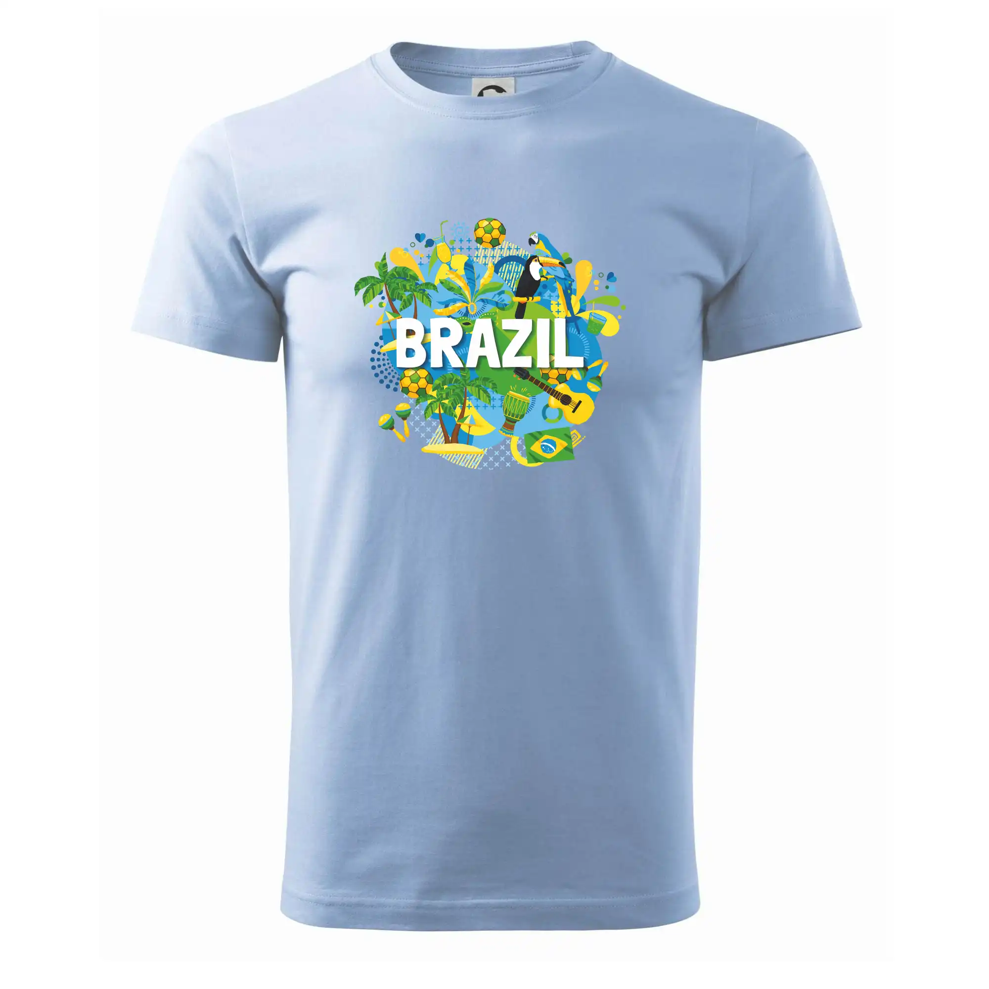 Ostatné mestá / miesta - Brazília Farebný obrázok - Pánske tričko nižšej gramáže