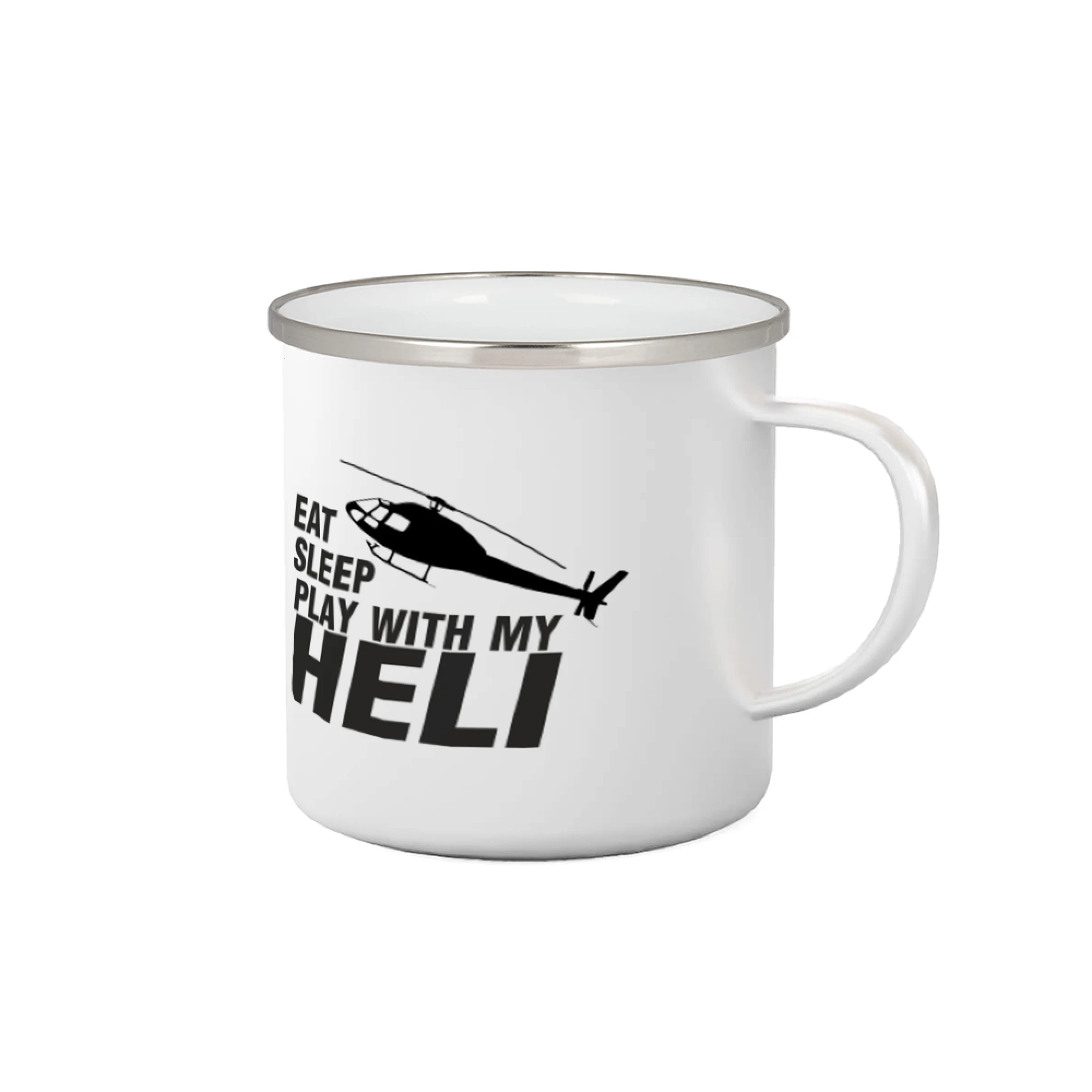 Tričká pre modelára - Eat Sleep Play With My Heli - Plecháčik