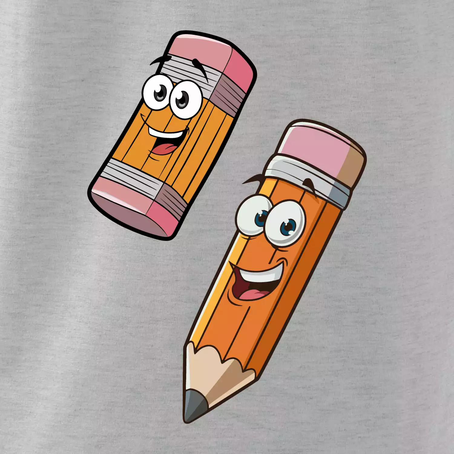 Parové triko - Tužka a guma