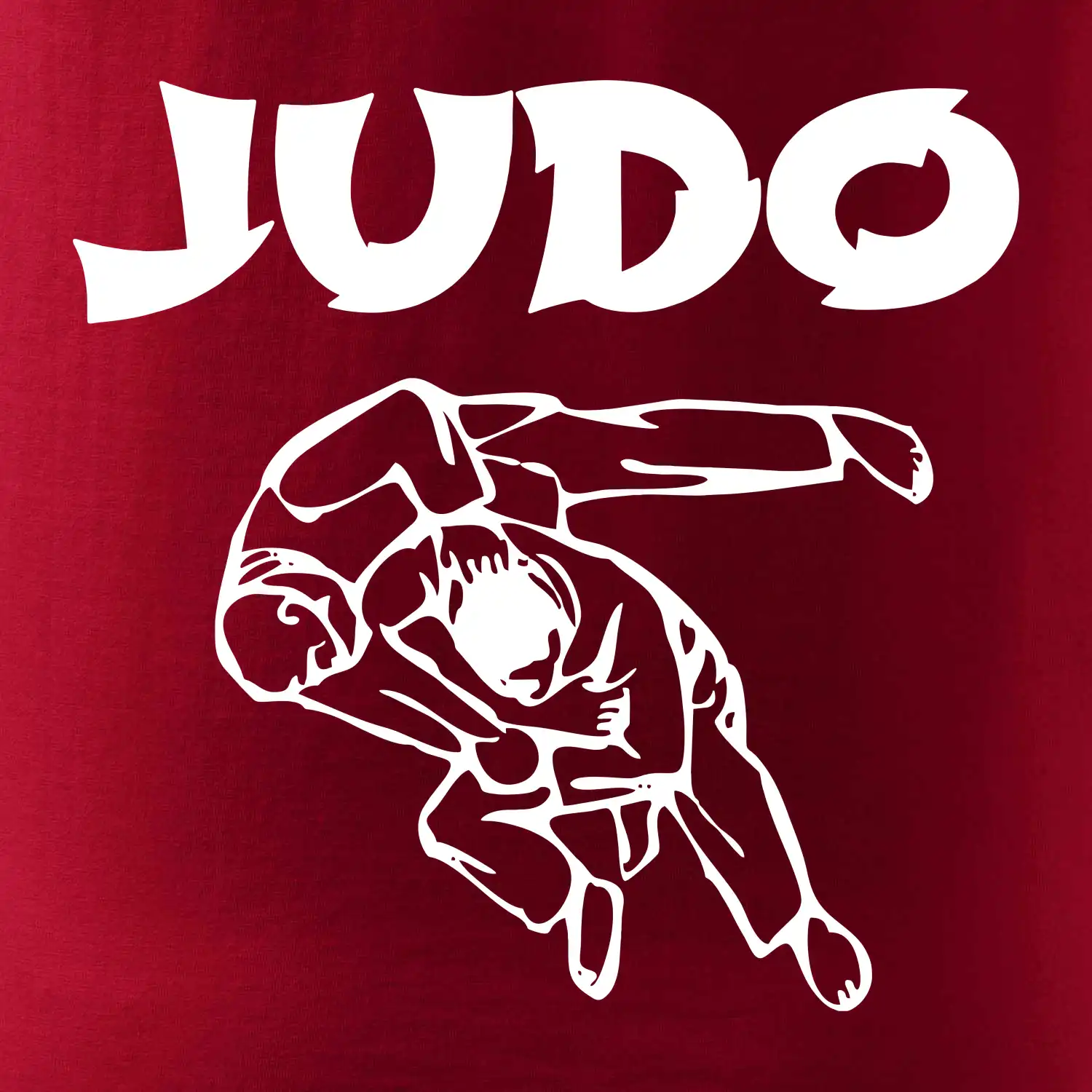 Judo nápis + postavy
