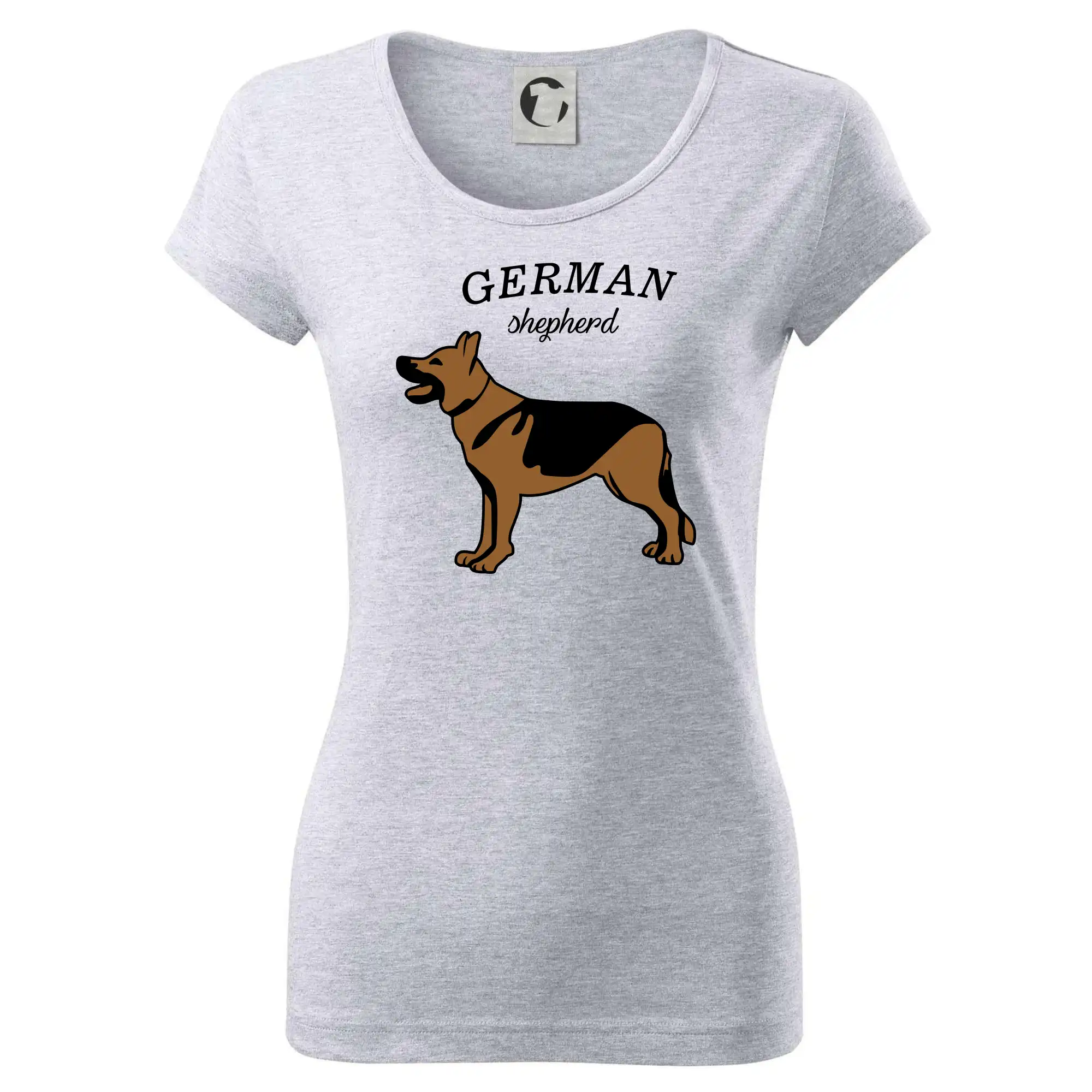 Německý ovčák - hnědý s nápisem