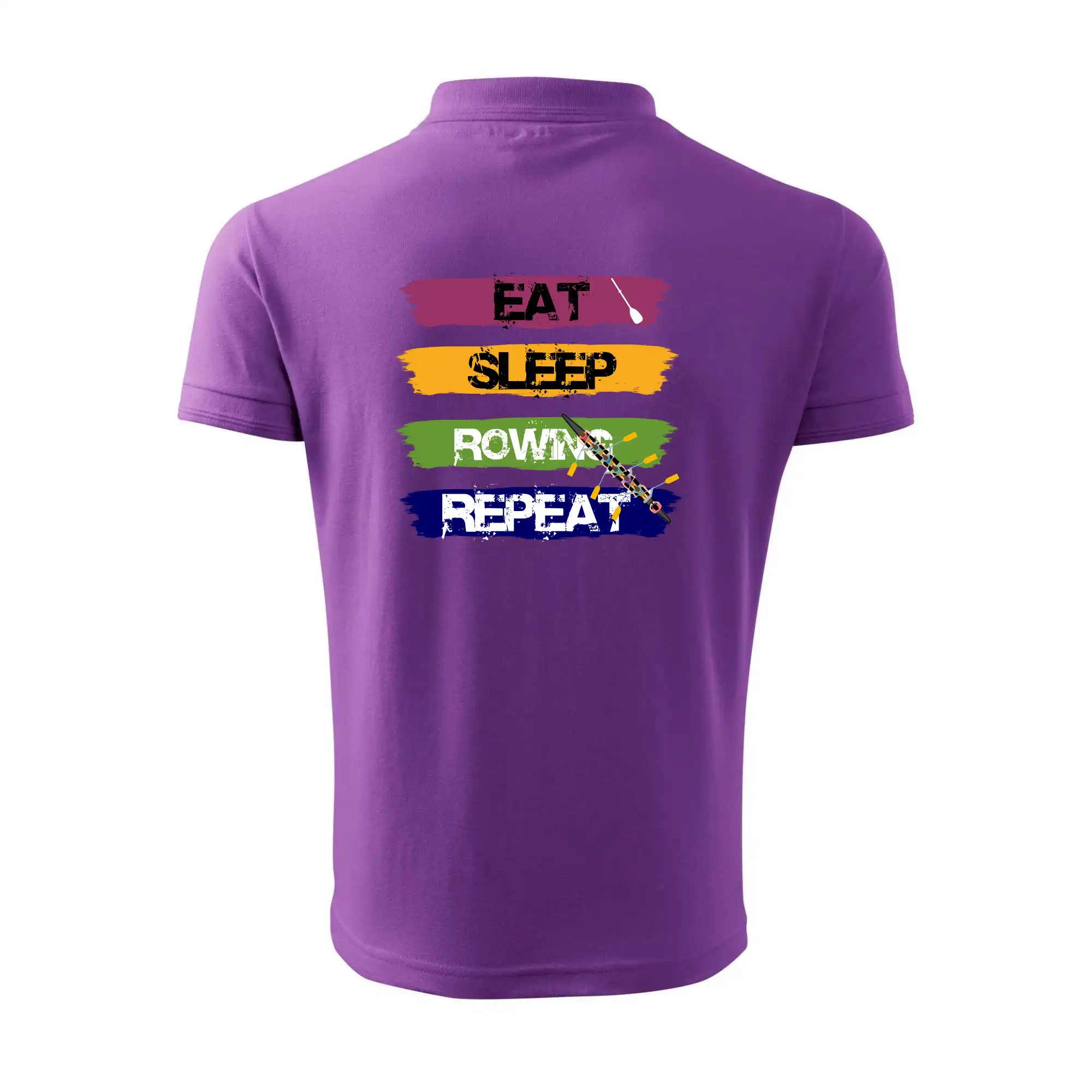 Eat sleep rowing repeat barevné