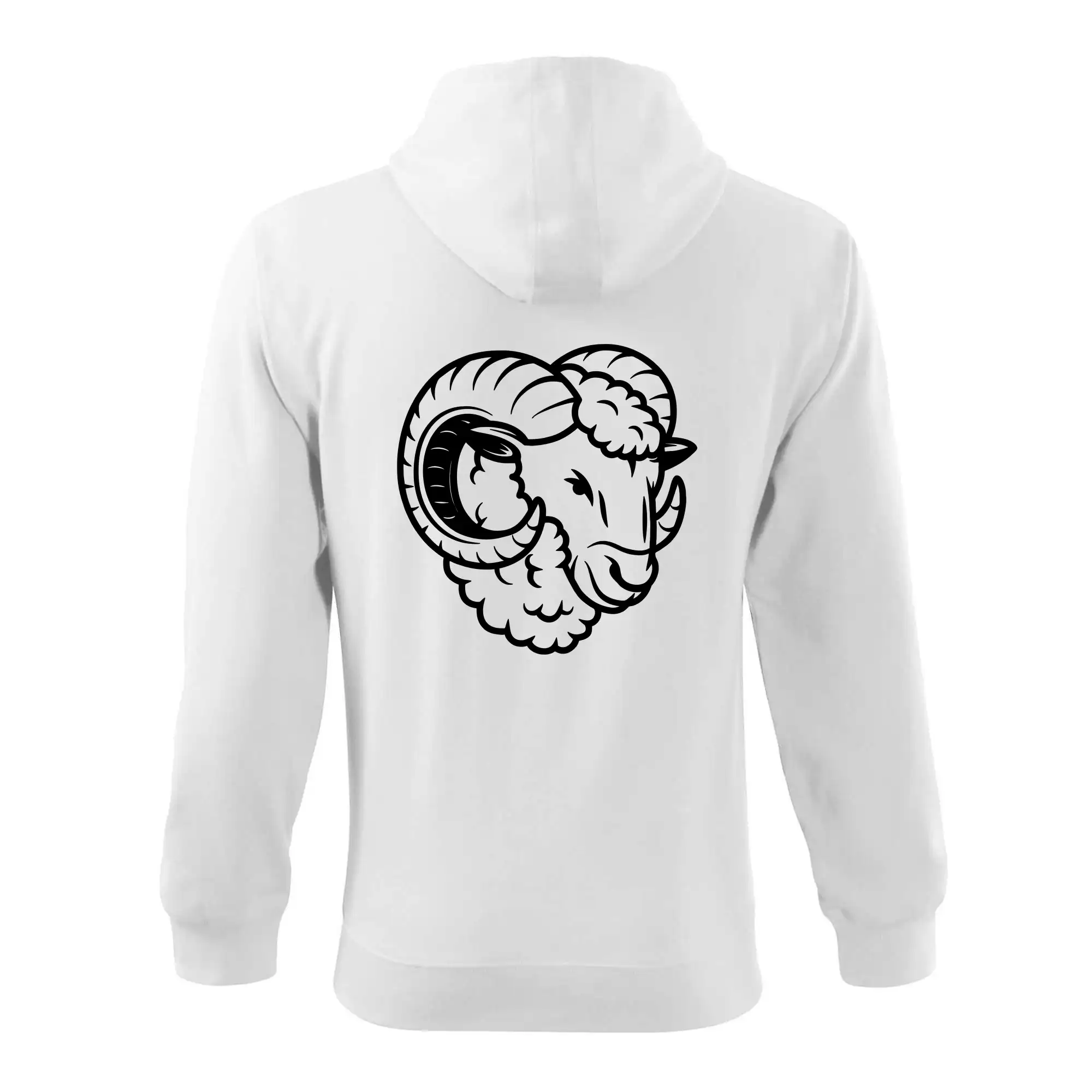 Bílá Hlava berana obrys