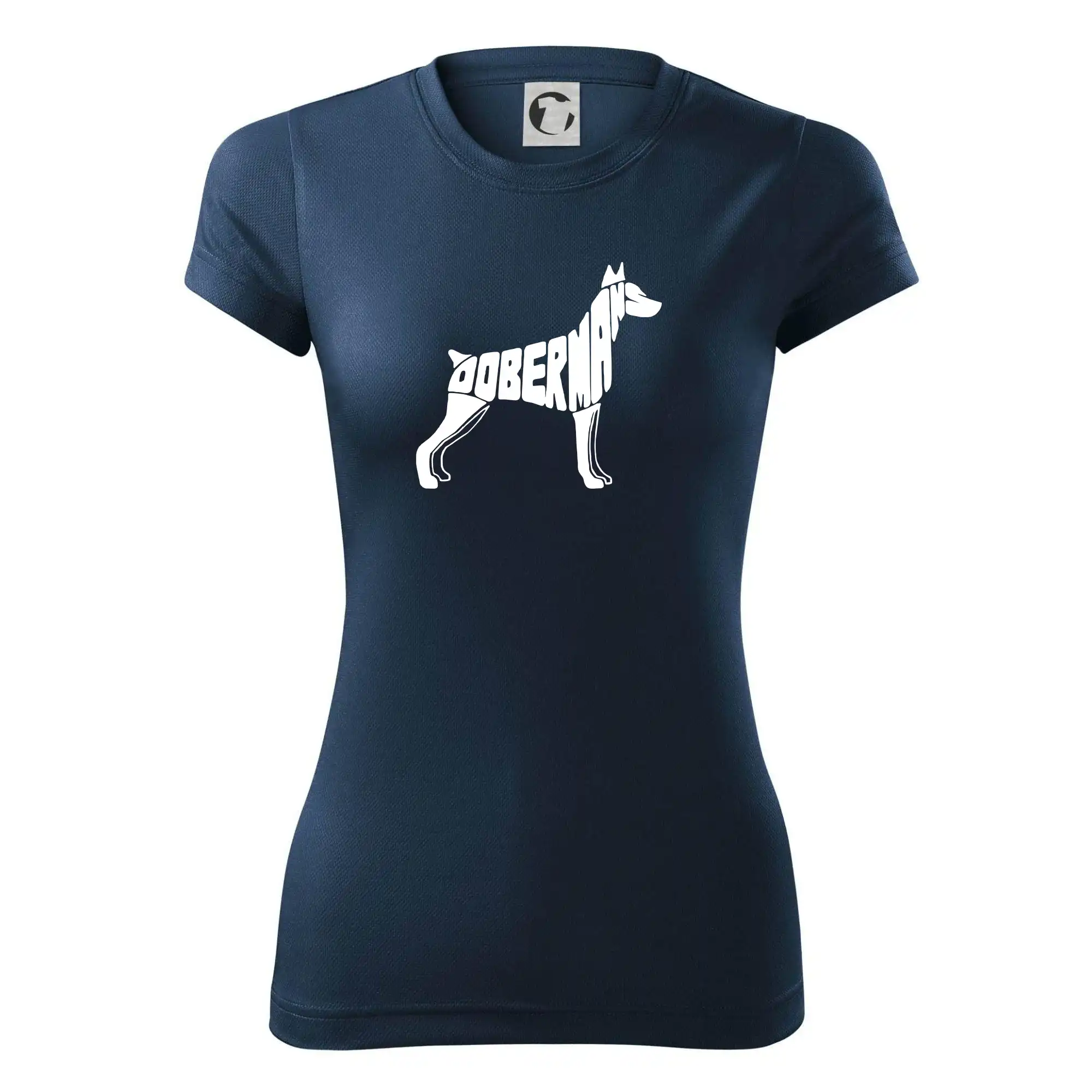 Dobrmans - nápis v tělě