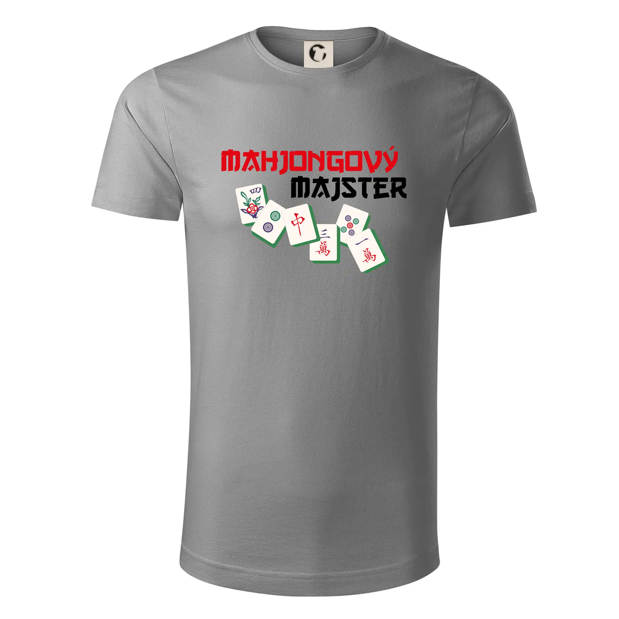 Tričká a mikiny so spoločenskými hrami  - Majhongový majster - Tričko z organickej bavlny