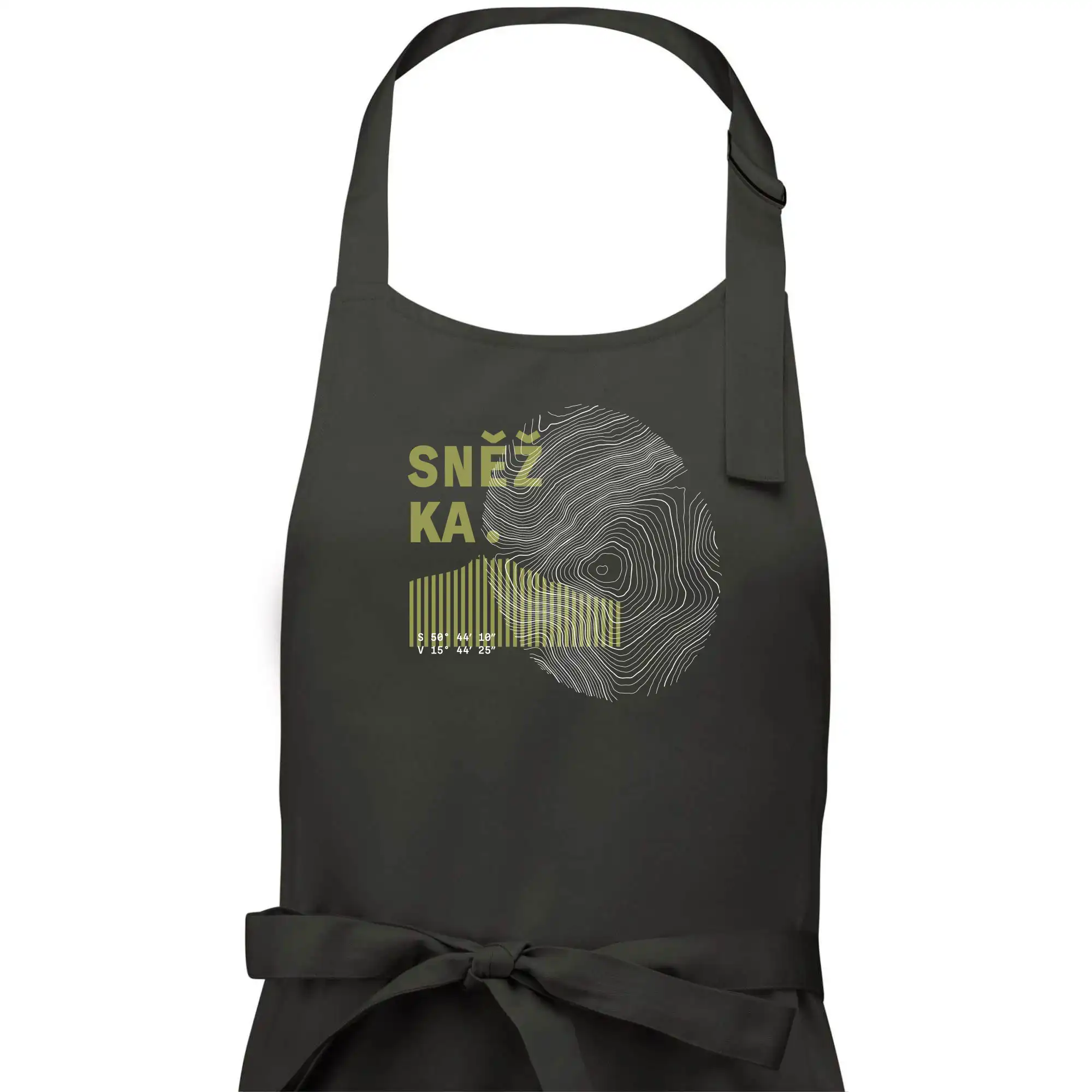 Sněžka - vrstevnice otisk