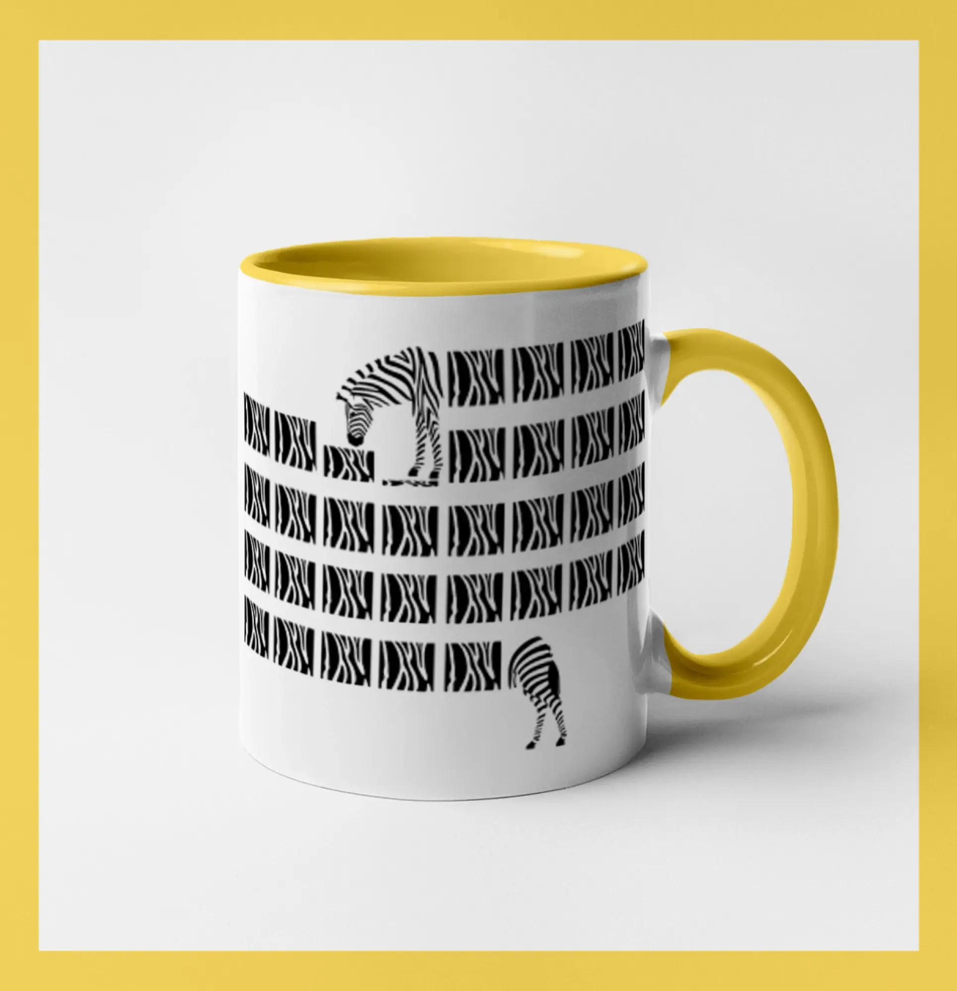 Tričká so zvieratami - Zebra dlhá - Hrnček 