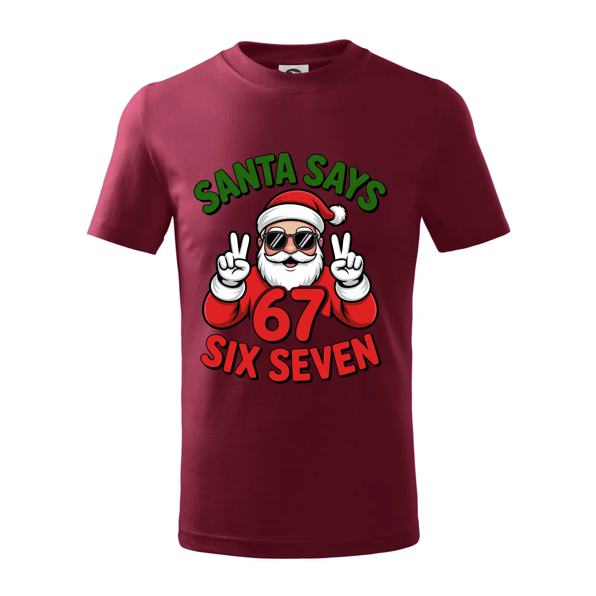 Ostatné nápisy - Santa says 67 - Tričko detské bavlnené