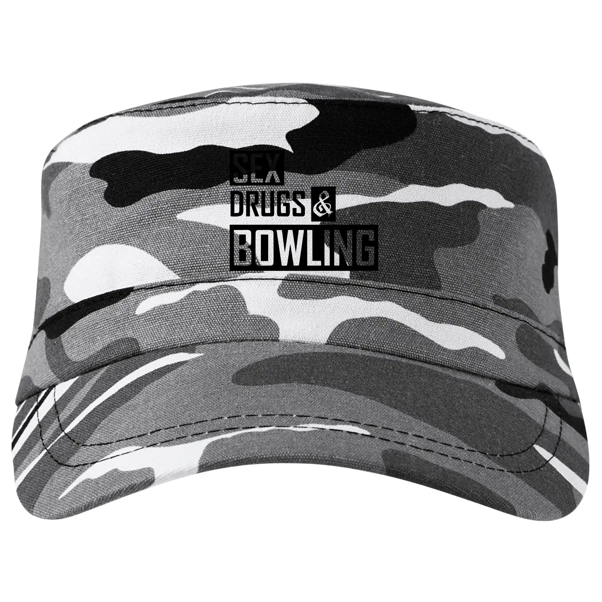 Tričká Bowling - Sex drugs bowling - Šiltovka CAMO