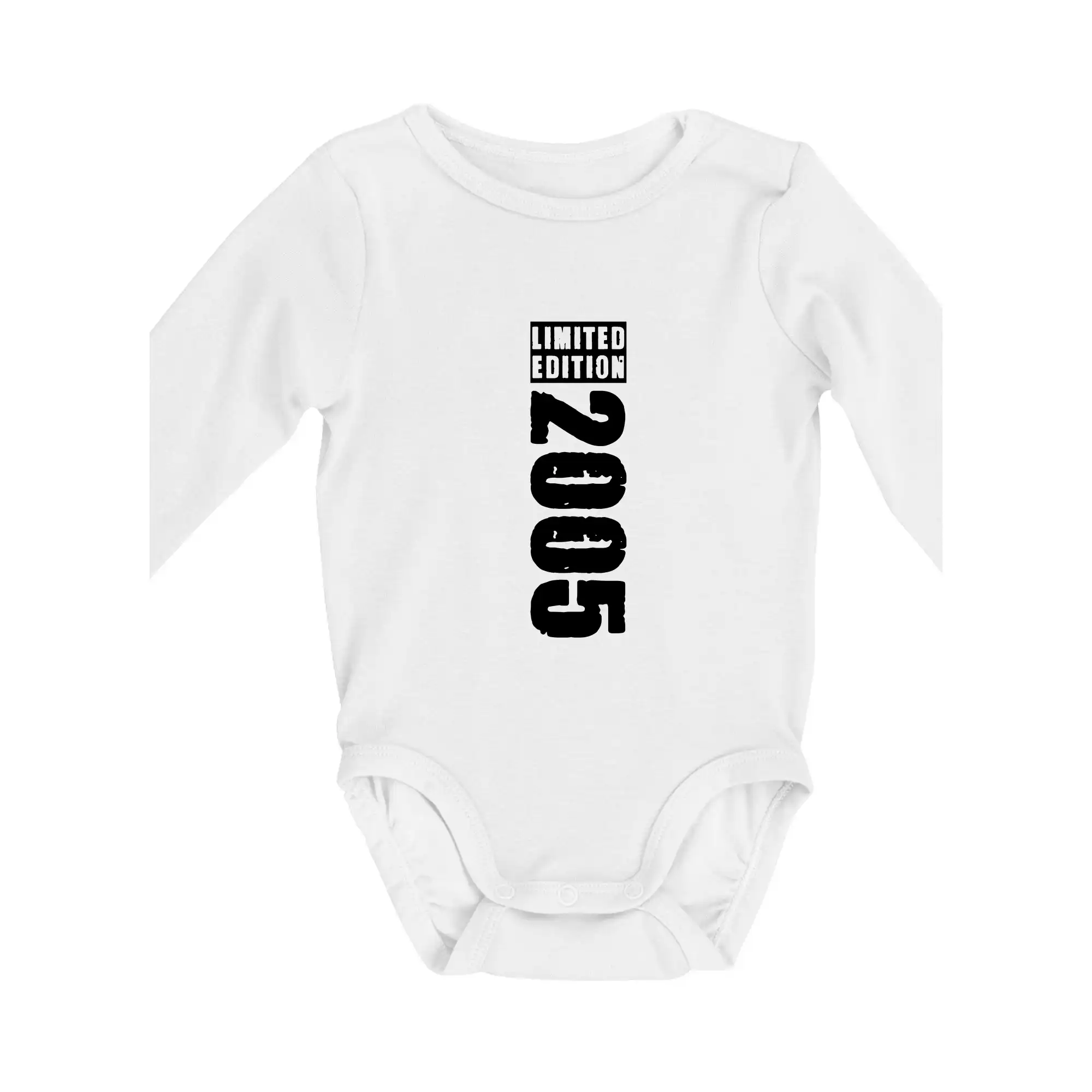 Tričká k narodeninám - Limited edition 2005 pruh - Body dojčenské s dlhým rukávom