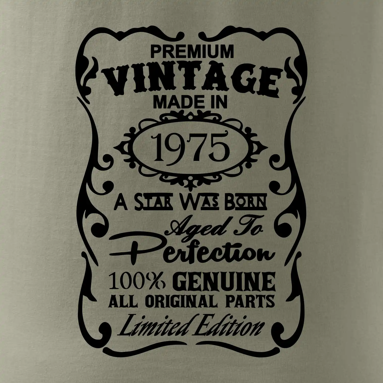 Vintage Etiketa - 1975