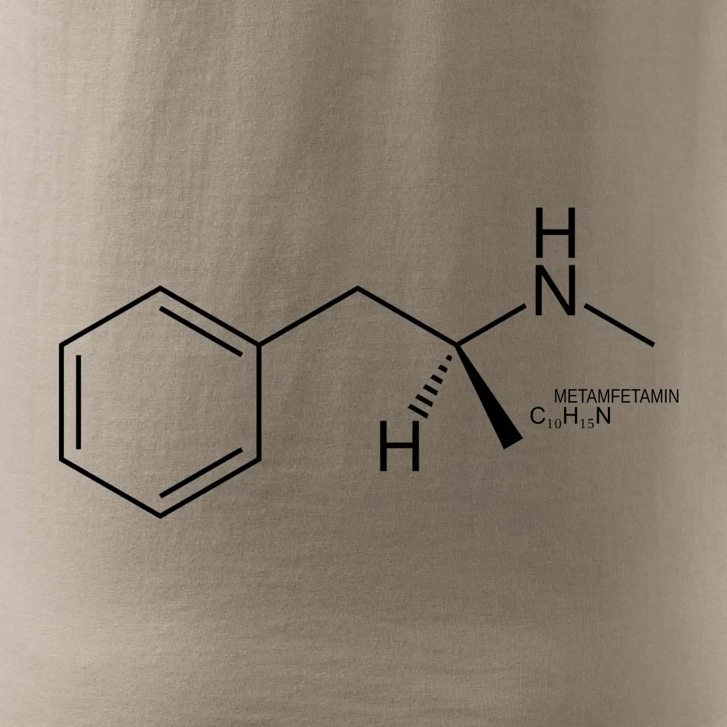 Molekulární struktura pervitin