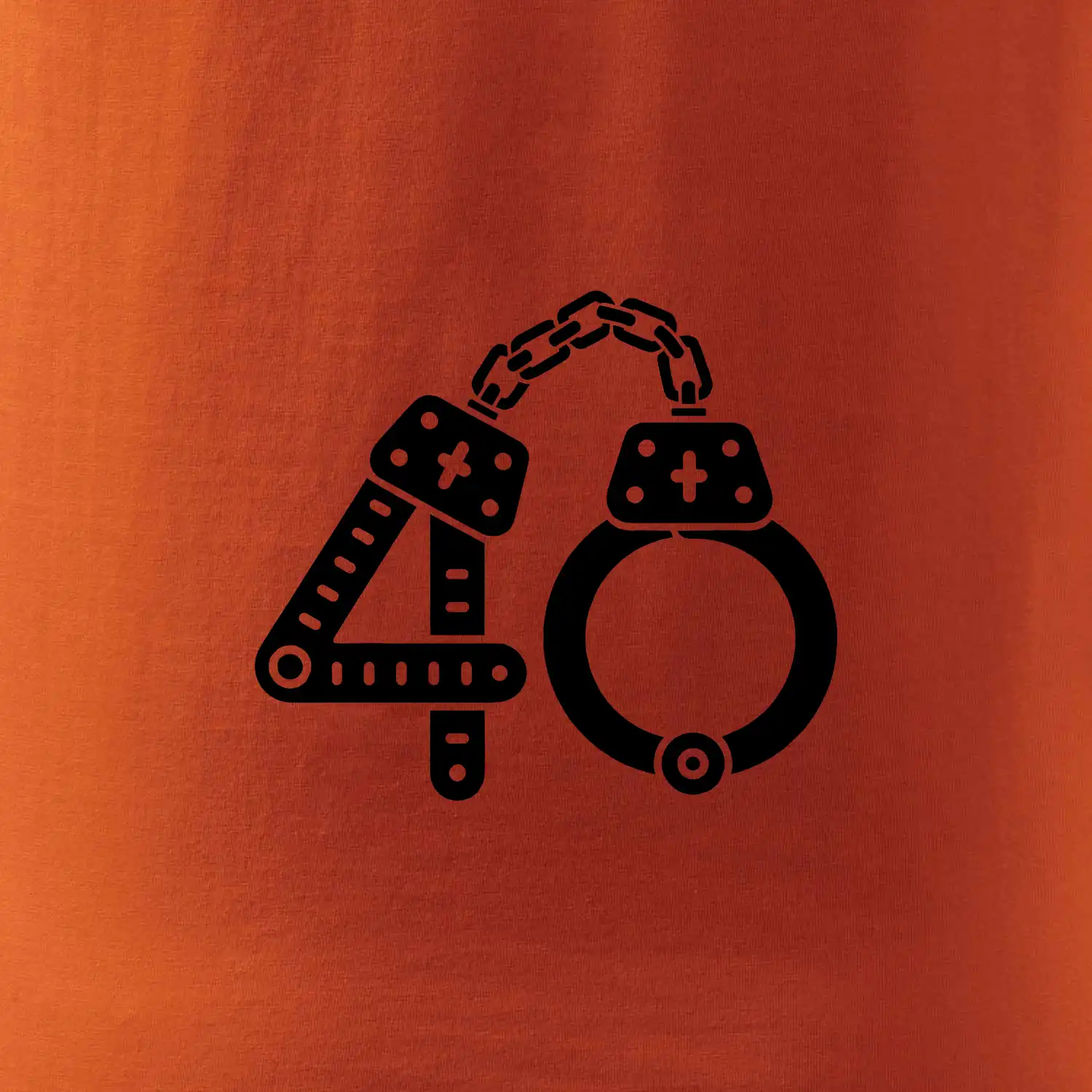 Narozeninové tričko pro policajta - pouta 40