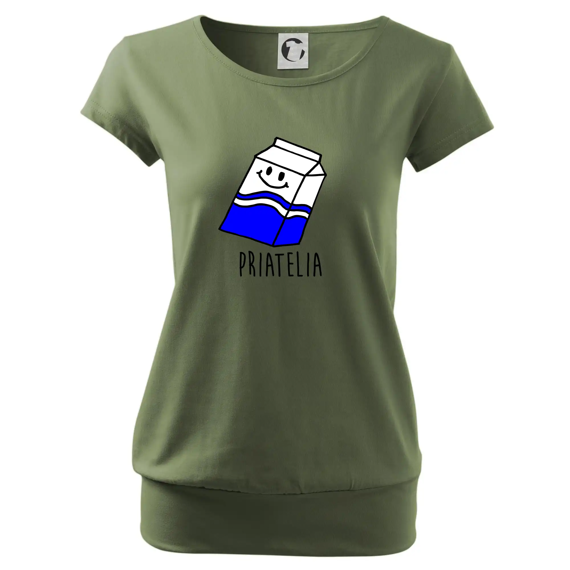 BFF tričká pre najlepšie kamarátov - Najlepší priatelia - Sušienka a mlieko - Voľné tričko city